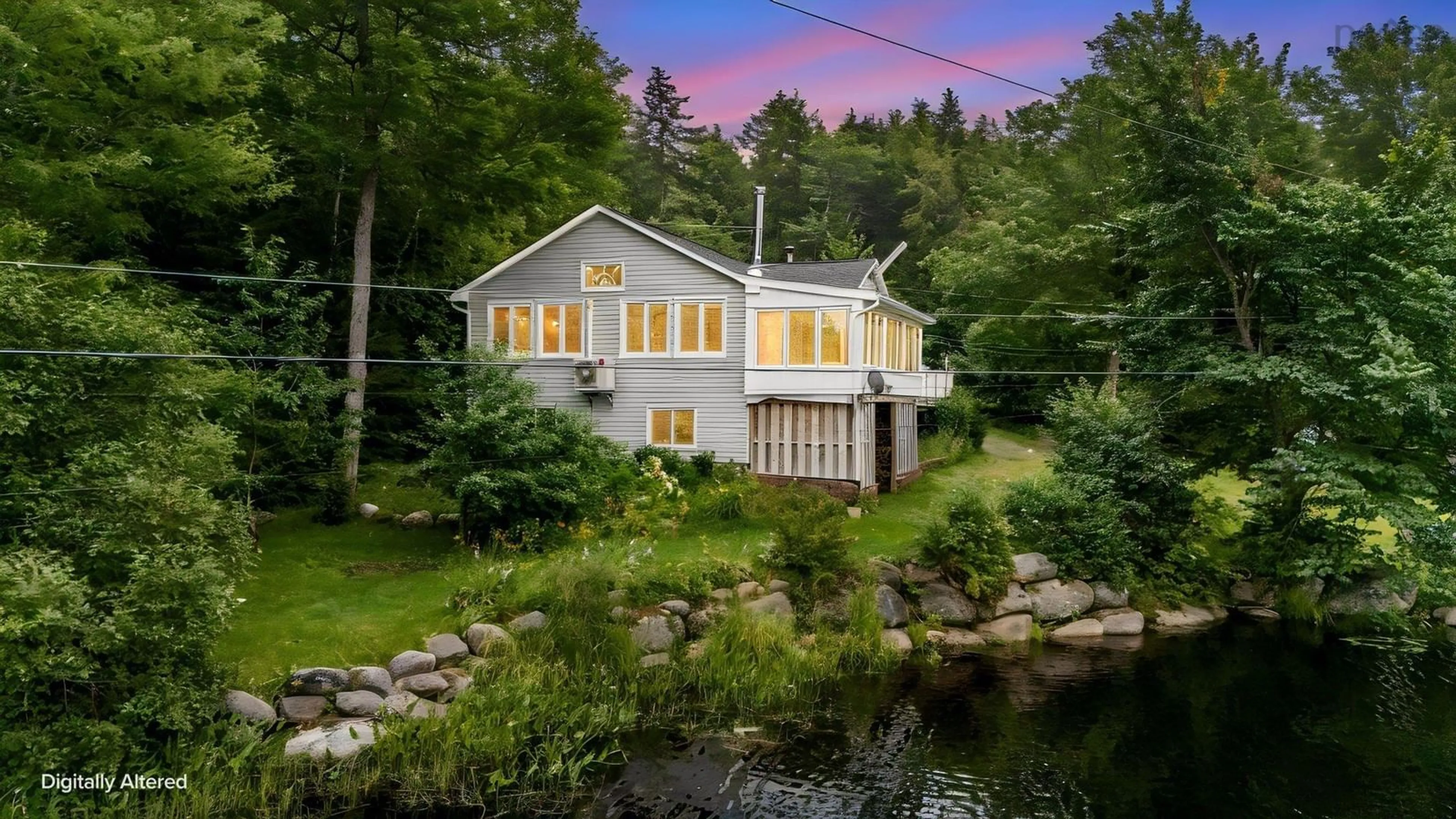 A pic from outside/outdoor area/front of a property/back of a property/a pic from drone, water/lake/river/ocean view for 139 Smeltzer Rd, Upper Vaughan Nova Scotia B0N 2T0
