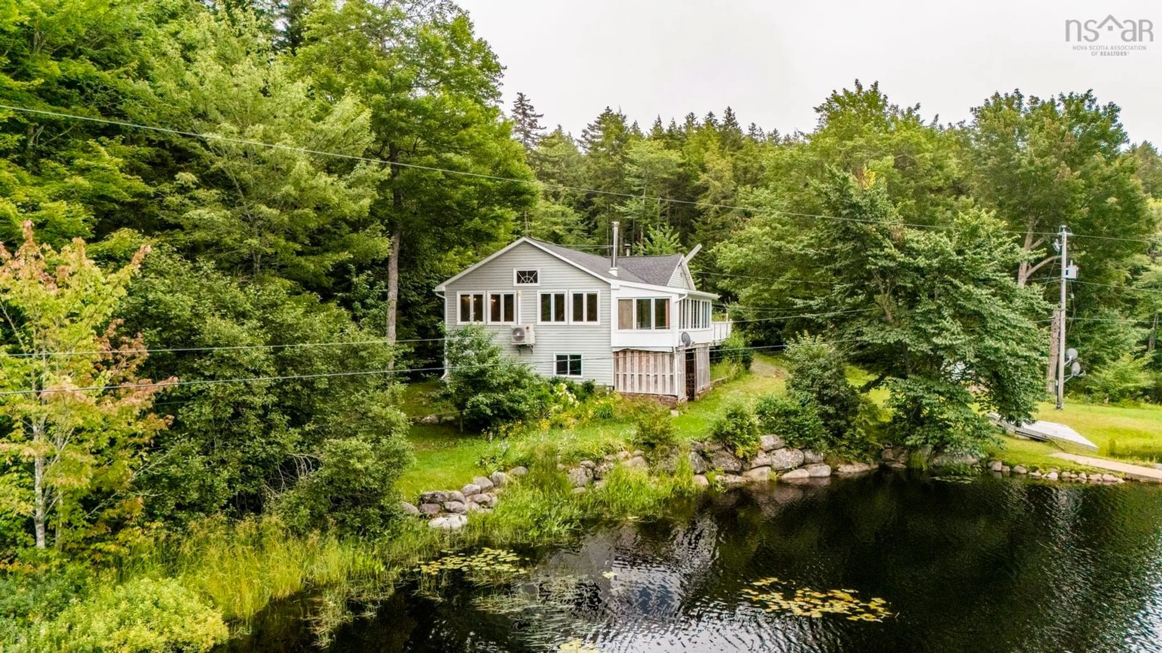 A pic from outside/outdoor area/front of a property/back of a property/a pic from drone, water/lake/river/ocean view for 139 Smeltzer Rd, Upper Vaughan Nova Scotia B0N 2T0