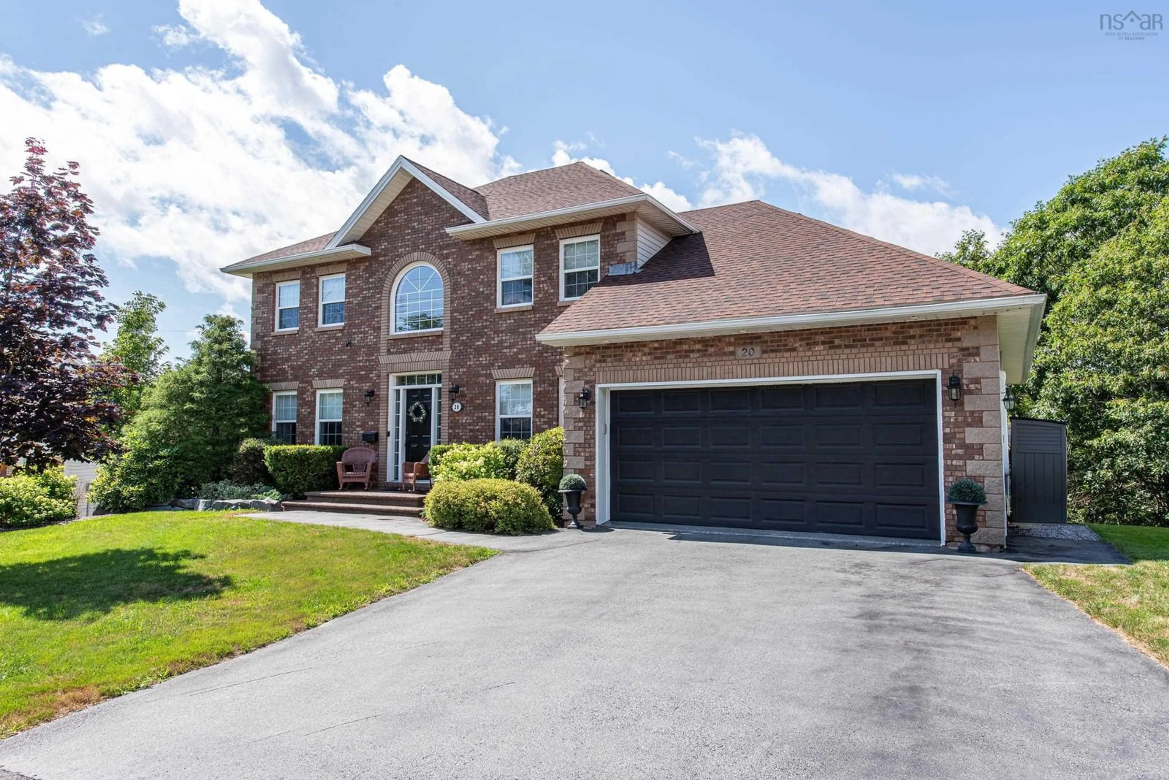 Home with brick exterior material, street for 20 Quinn Crt, Bedford Nova Scotia B4A 4B3