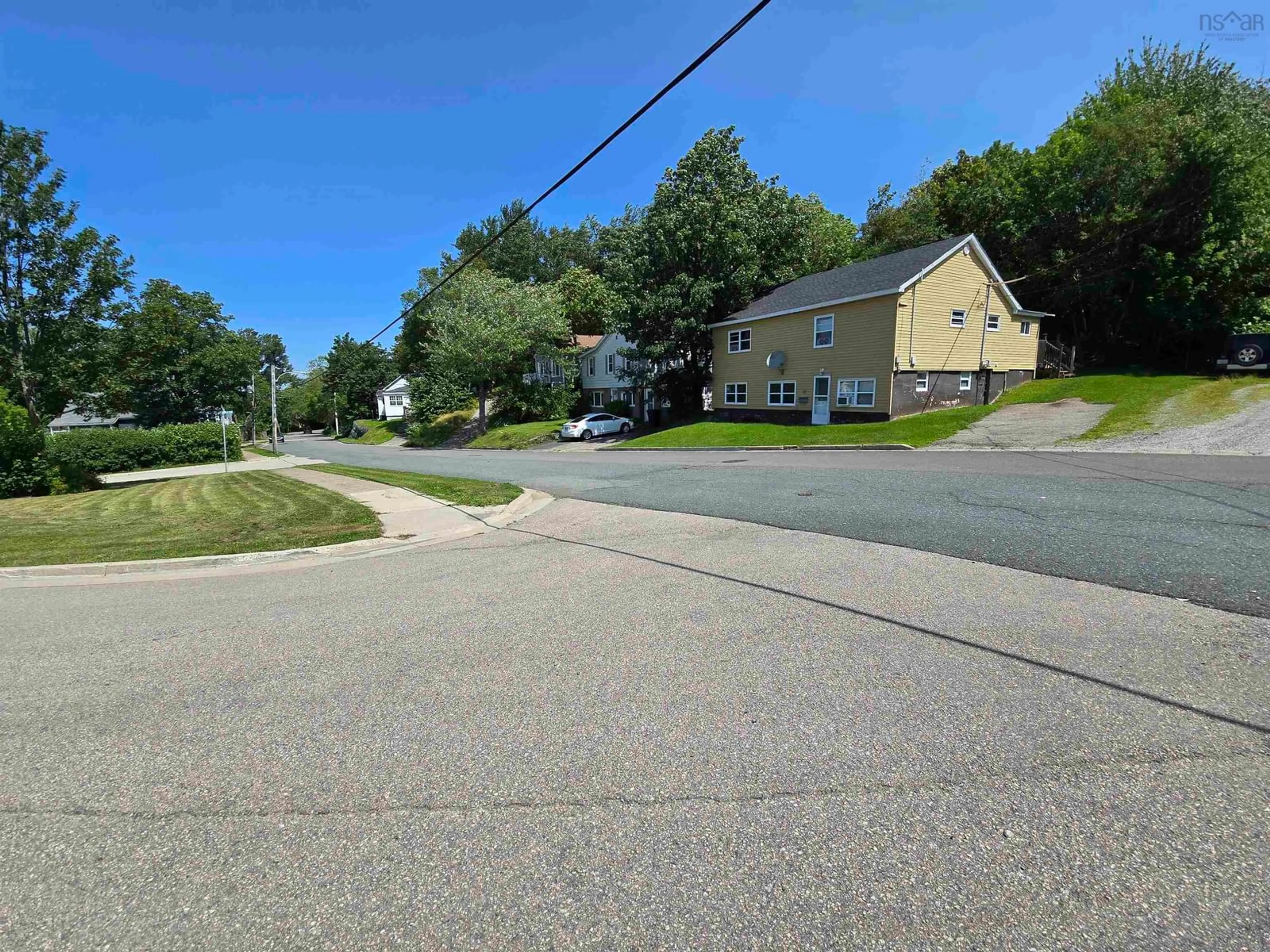 A pic from outside/outdoor area/front of a property/back of a property/a pic from drone, street for 47 Rotary Dr, Sydney Nova Scotia B1P 4S3