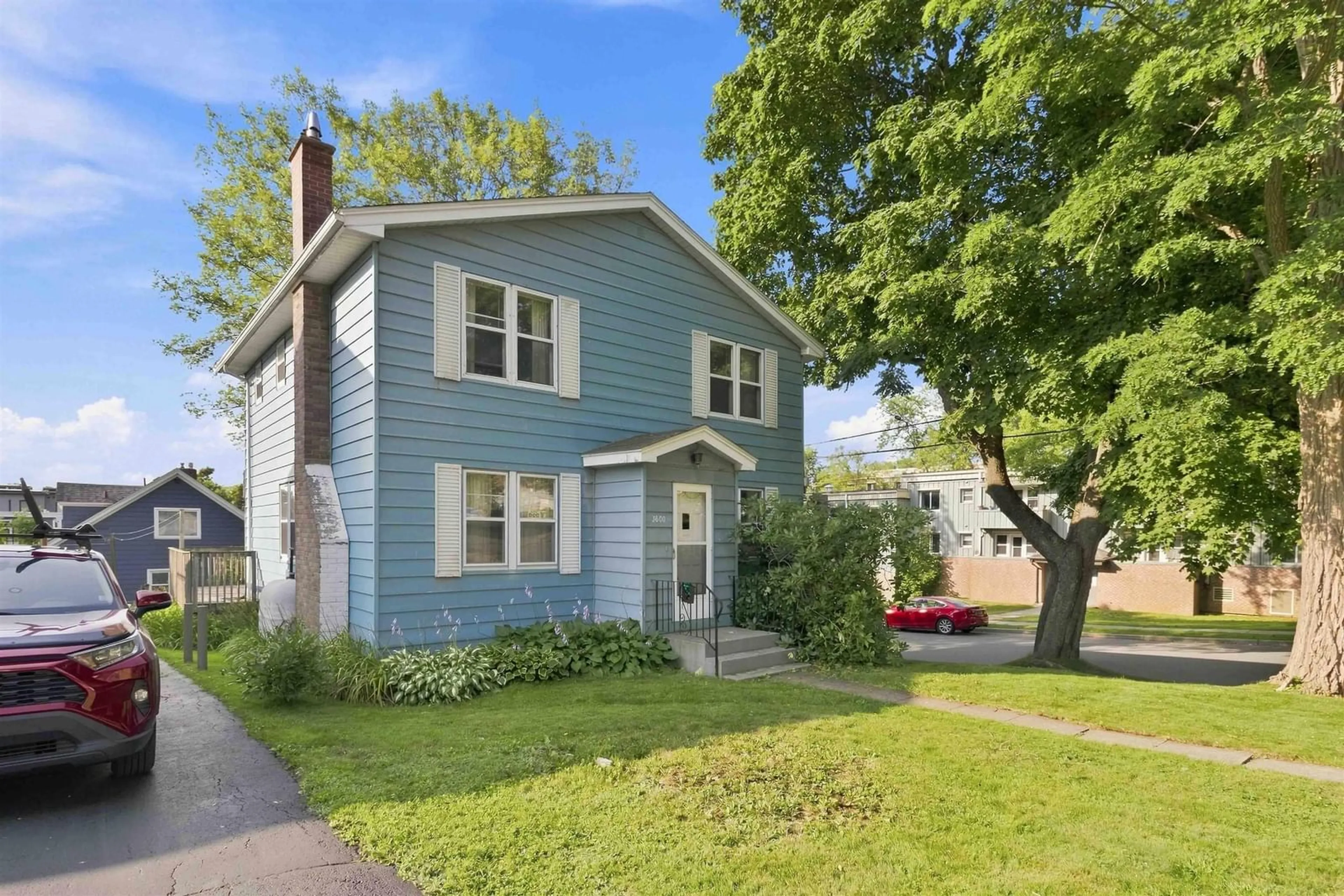 Home with vinyl exterior material, street for 3600 Claremont St, Halifax Nova Scotia B3L 3M1