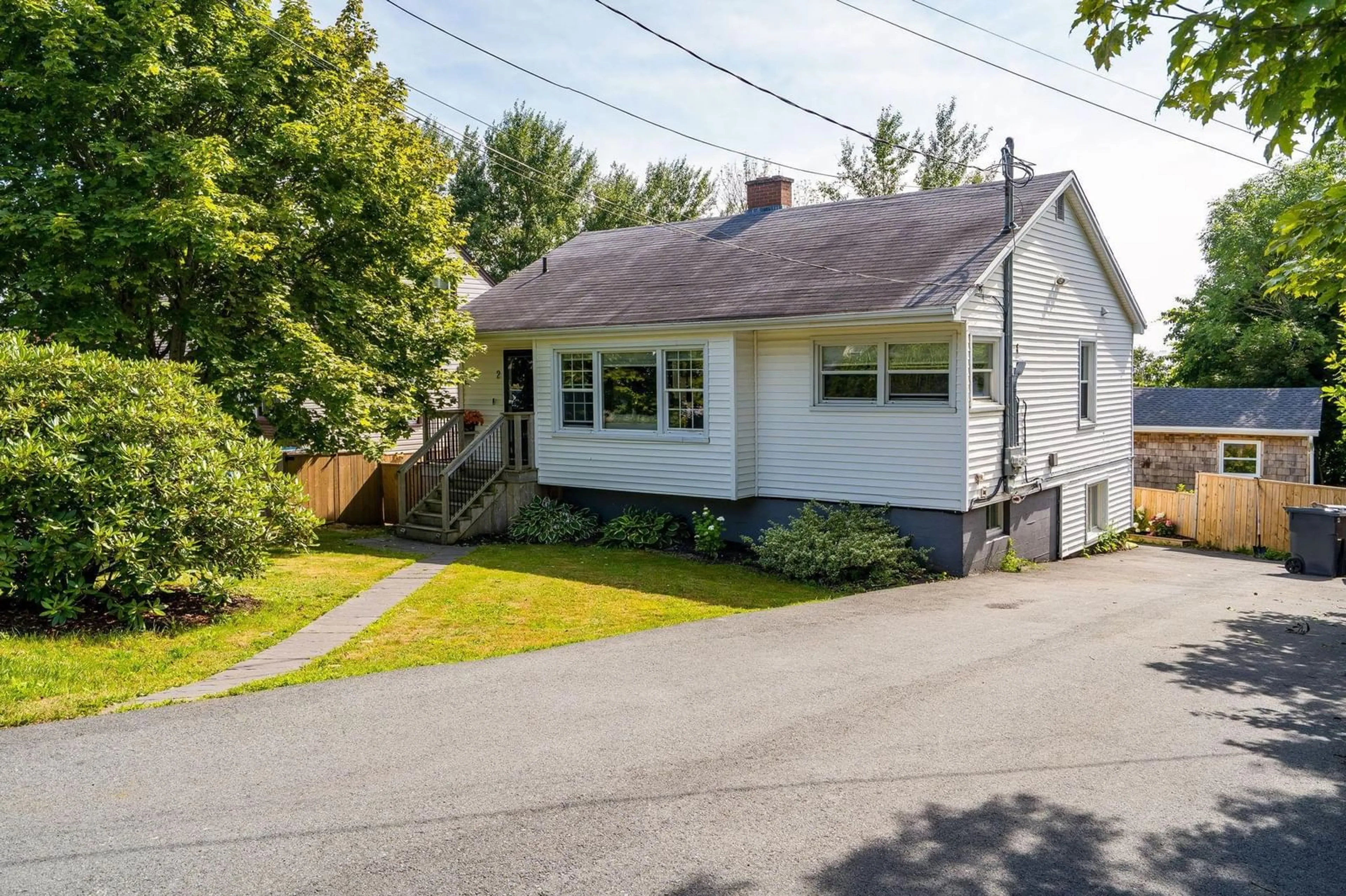 A pic from outside/outdoor area/front of a property/back of a property/a pic from drone, street for 2 Hilltop Terr, Dartmouth Nova Scotia B2Y 3T1