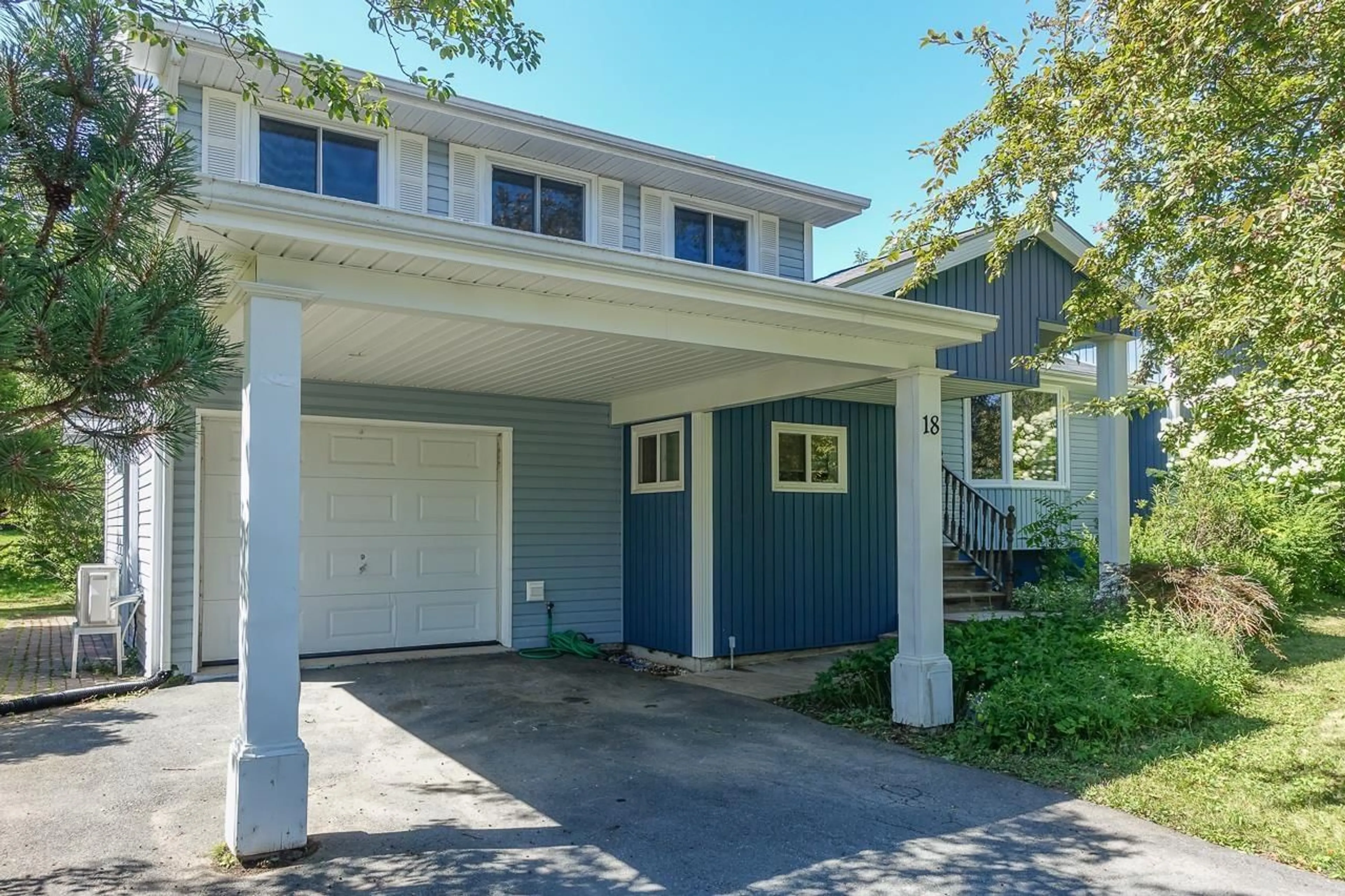 Home with vinyl exterior material, street for 18 Holmes Hill Rd, Hantsport Nova Scotia B0P 1P0