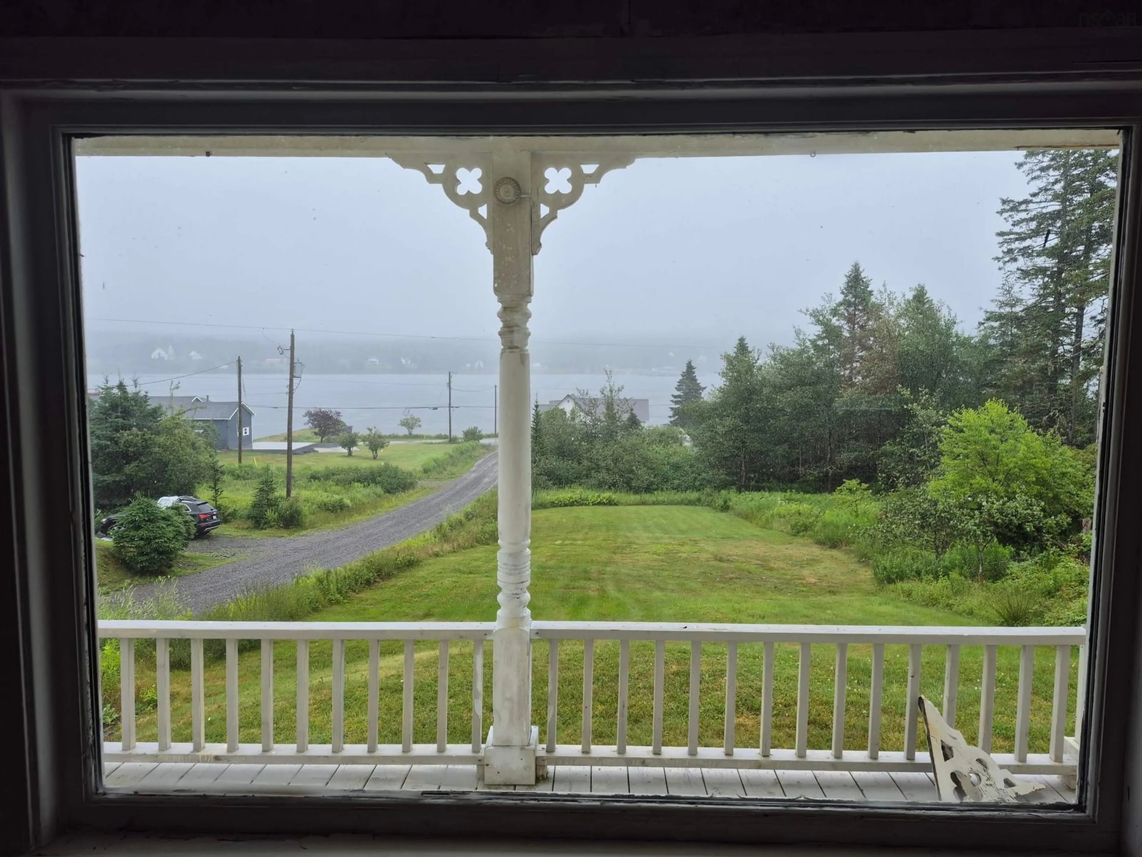 Patio, water/lake/river/ocean view for 33 Macmillan Hill Rd, Goldboro Nova Scotia B0H 1L0