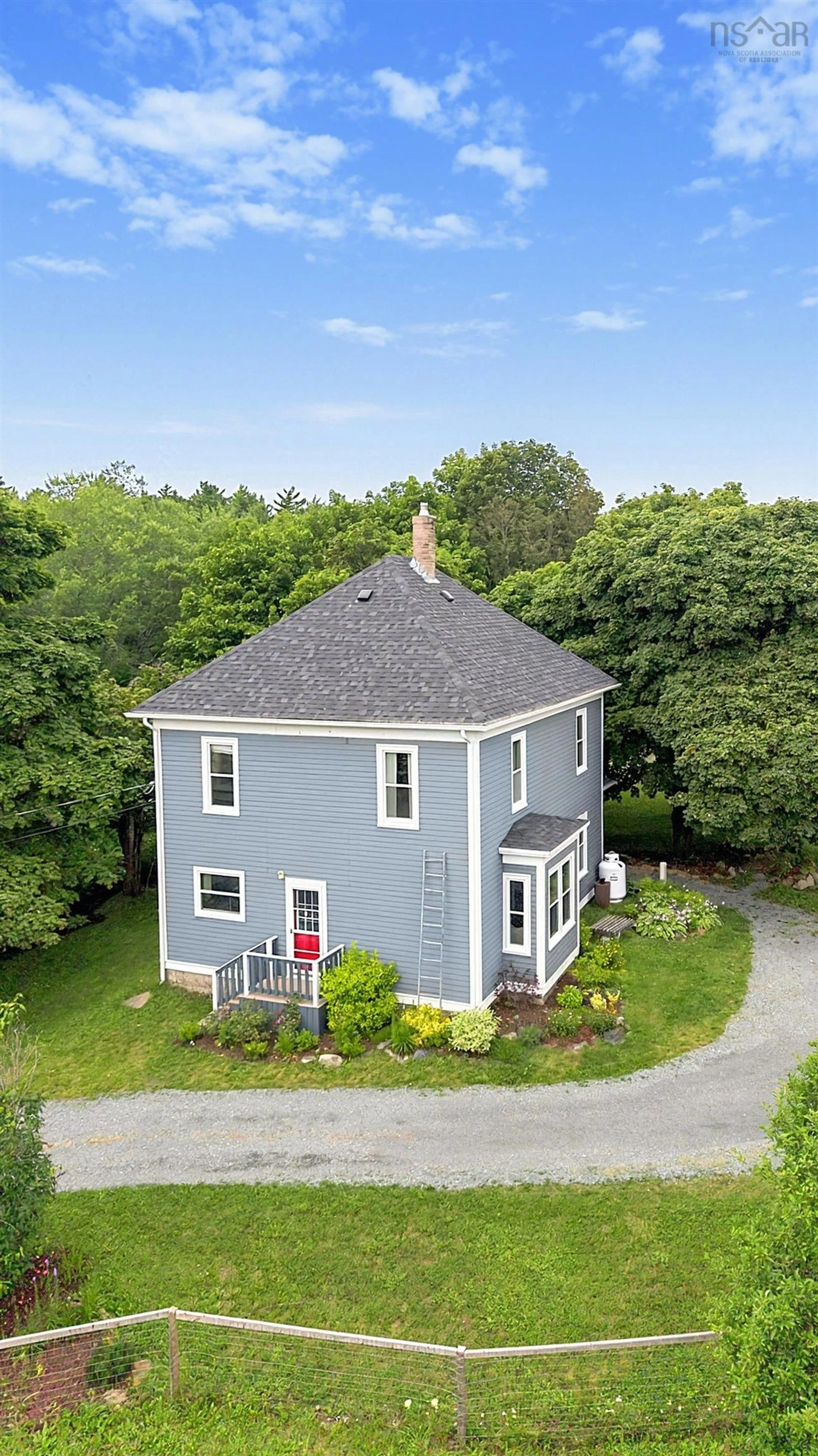 A pic from outside/outdoor area/front of a property/back of a property/a pic from drone, building for 15534 Highway 3, Hebbville Nova Scotia B4V 6X6