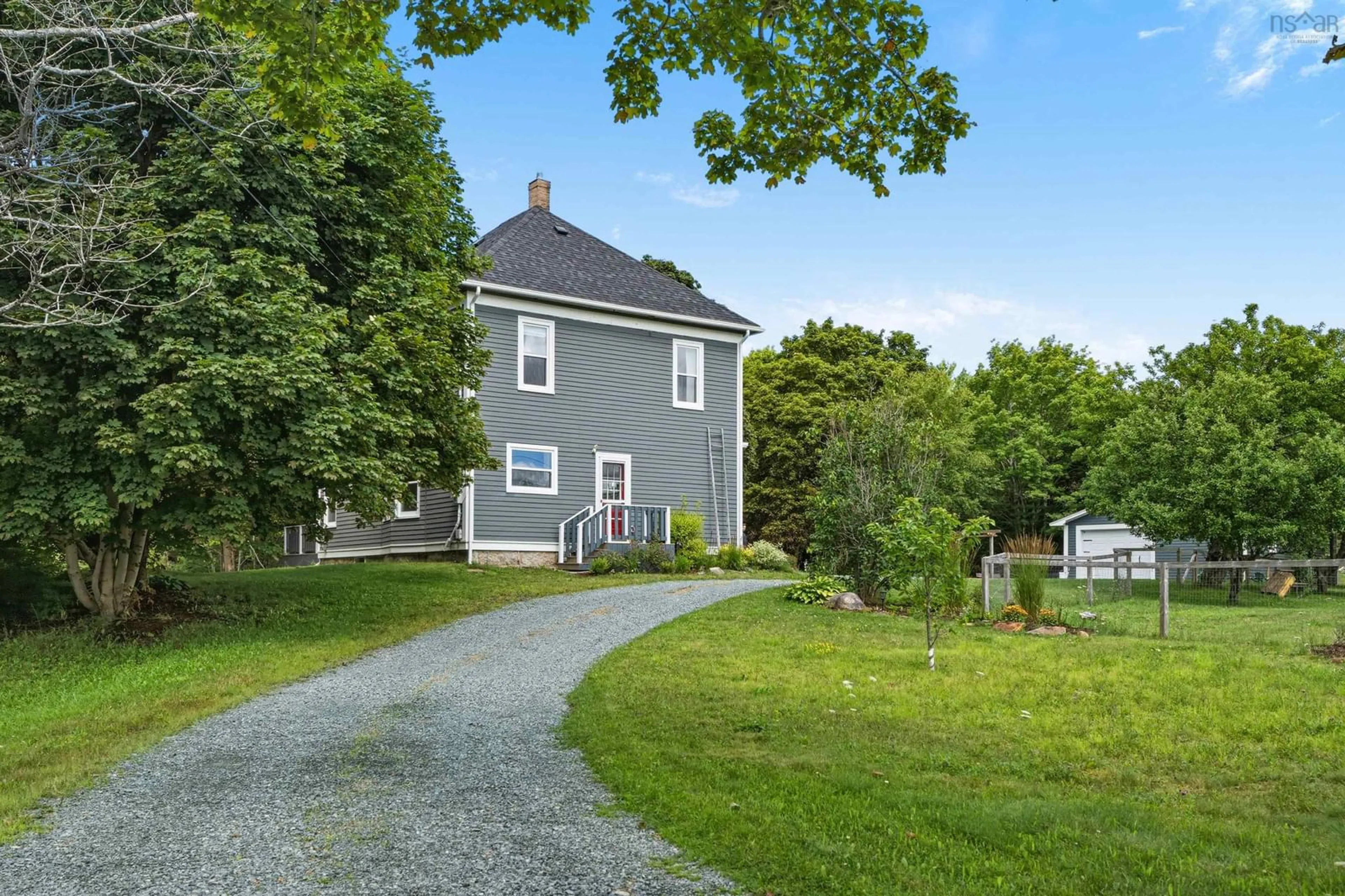 A pic from outside/outdoor area/front of a property/back of a property/a pic from drone, street for 15534 Highway 3, Hebbville Nova Scotia B4V 6X6