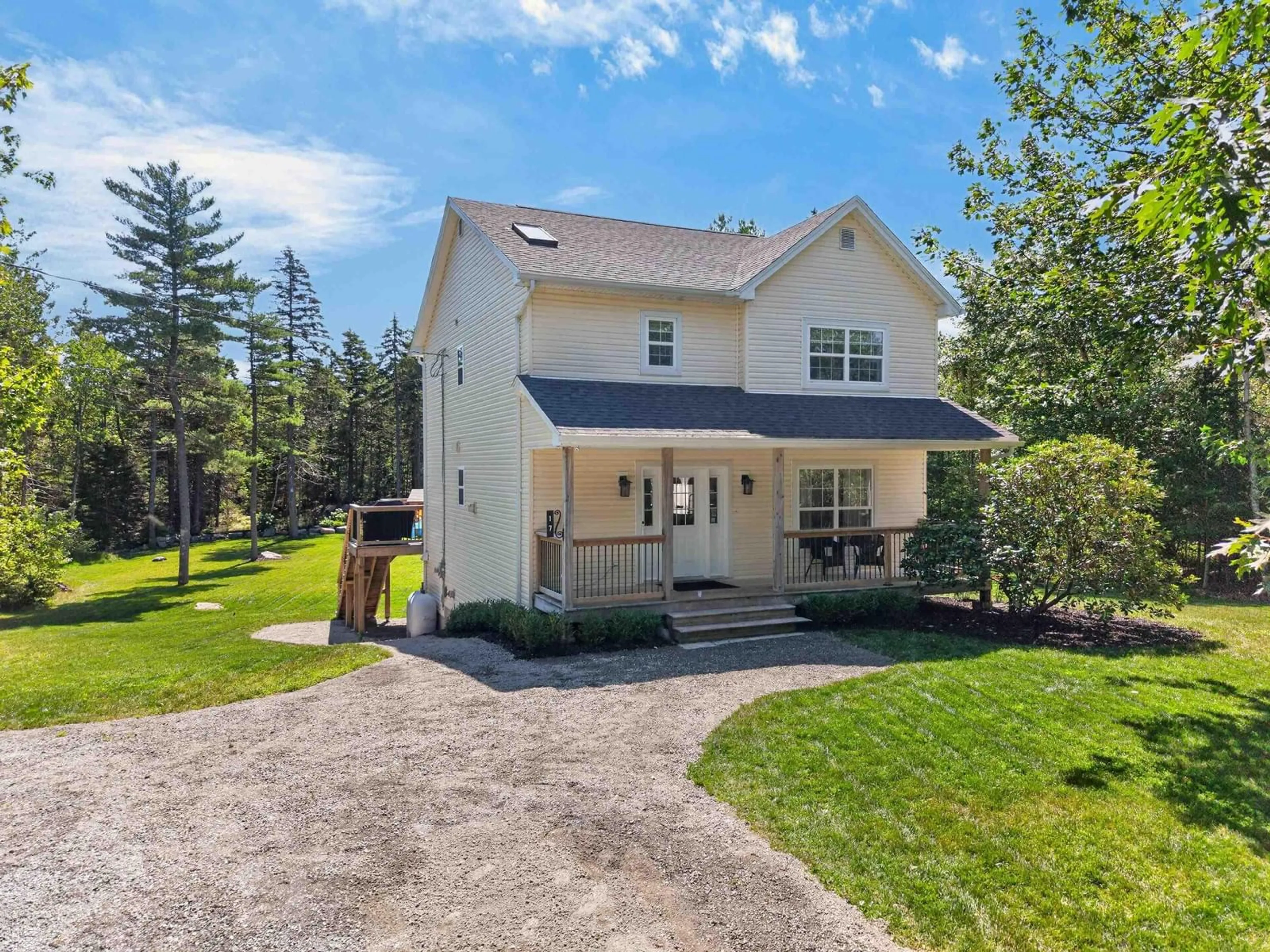 Home with vinyl exterior material, street for 17 Burnhope Dr, Dartmouth Nova Scotia B2R 1A9