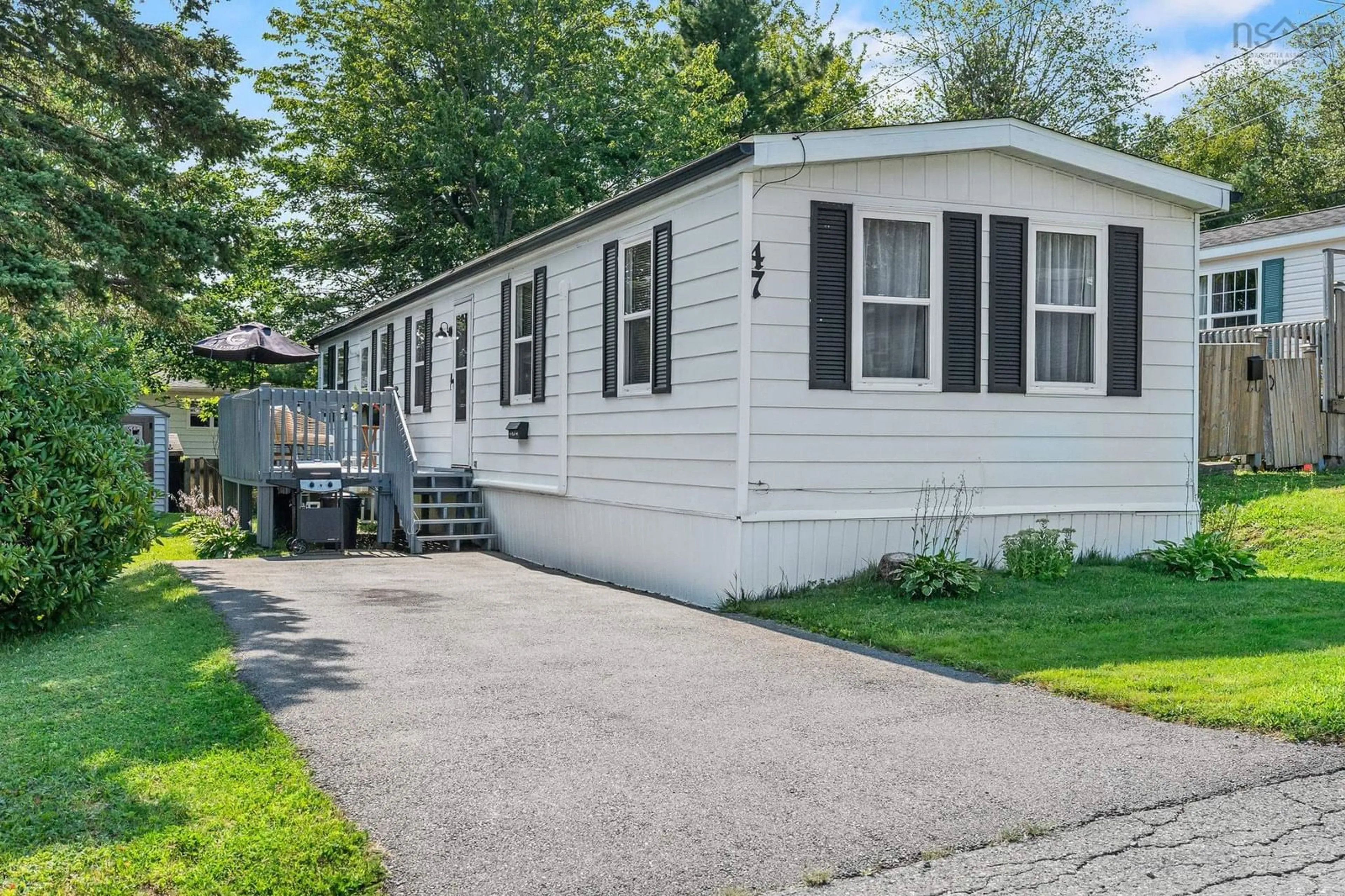 Home with vinyl exterior material, street for 47 Stanley St, Middle Sackville Nova Scotia B4E 1E7