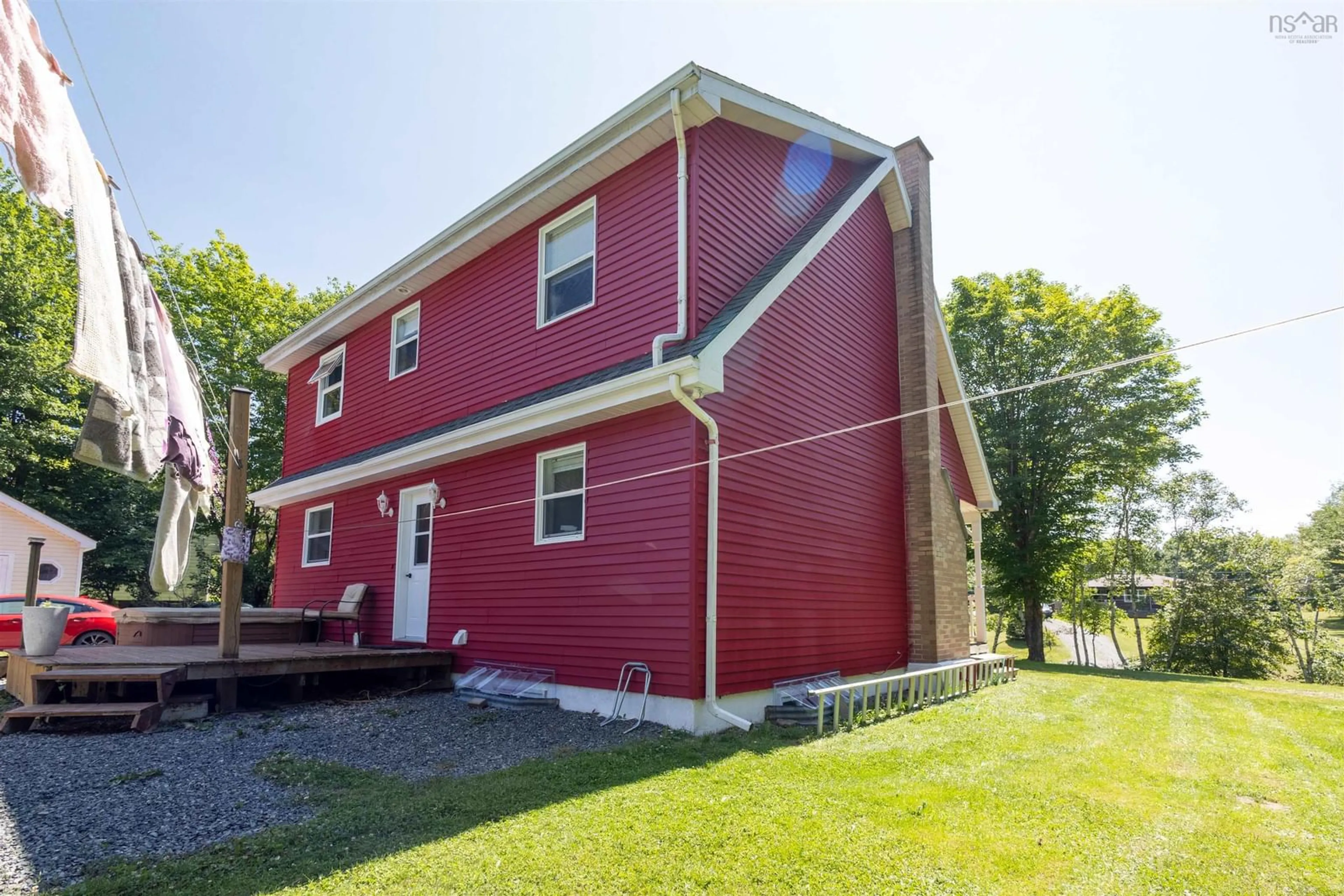 Home with vinyl exterior material, street for 27 Greenridge Dr, Howie Centre Nova Scotia B1L 1H1