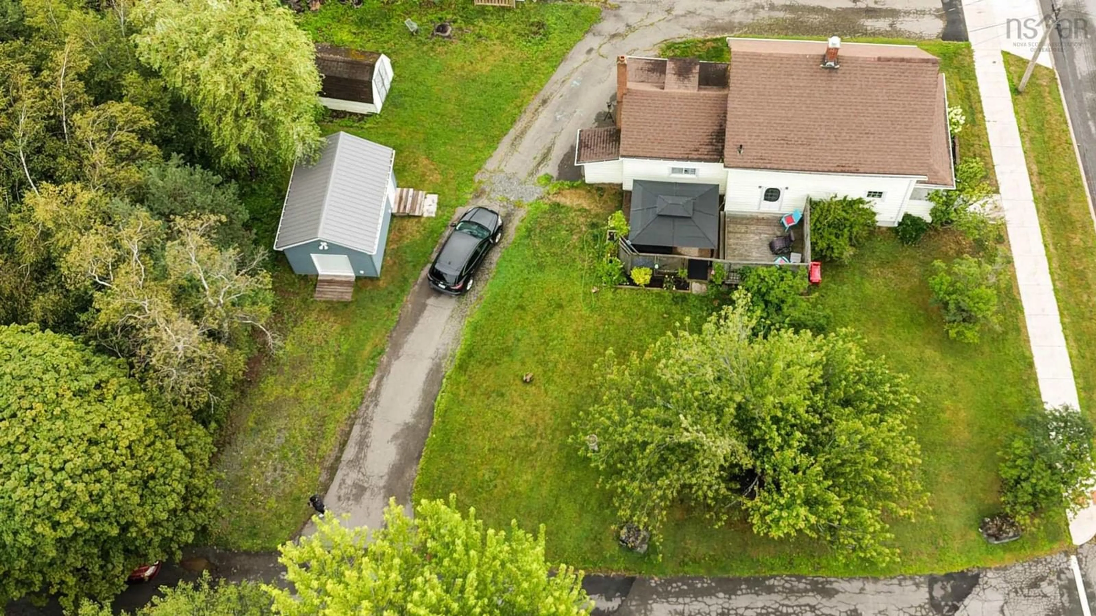 A pic from outside/outdoor area/front of a property/back of a property/a pic from drone, street for 38 St. Bernard St, Stellarton Nova Scotia B0K 1S0