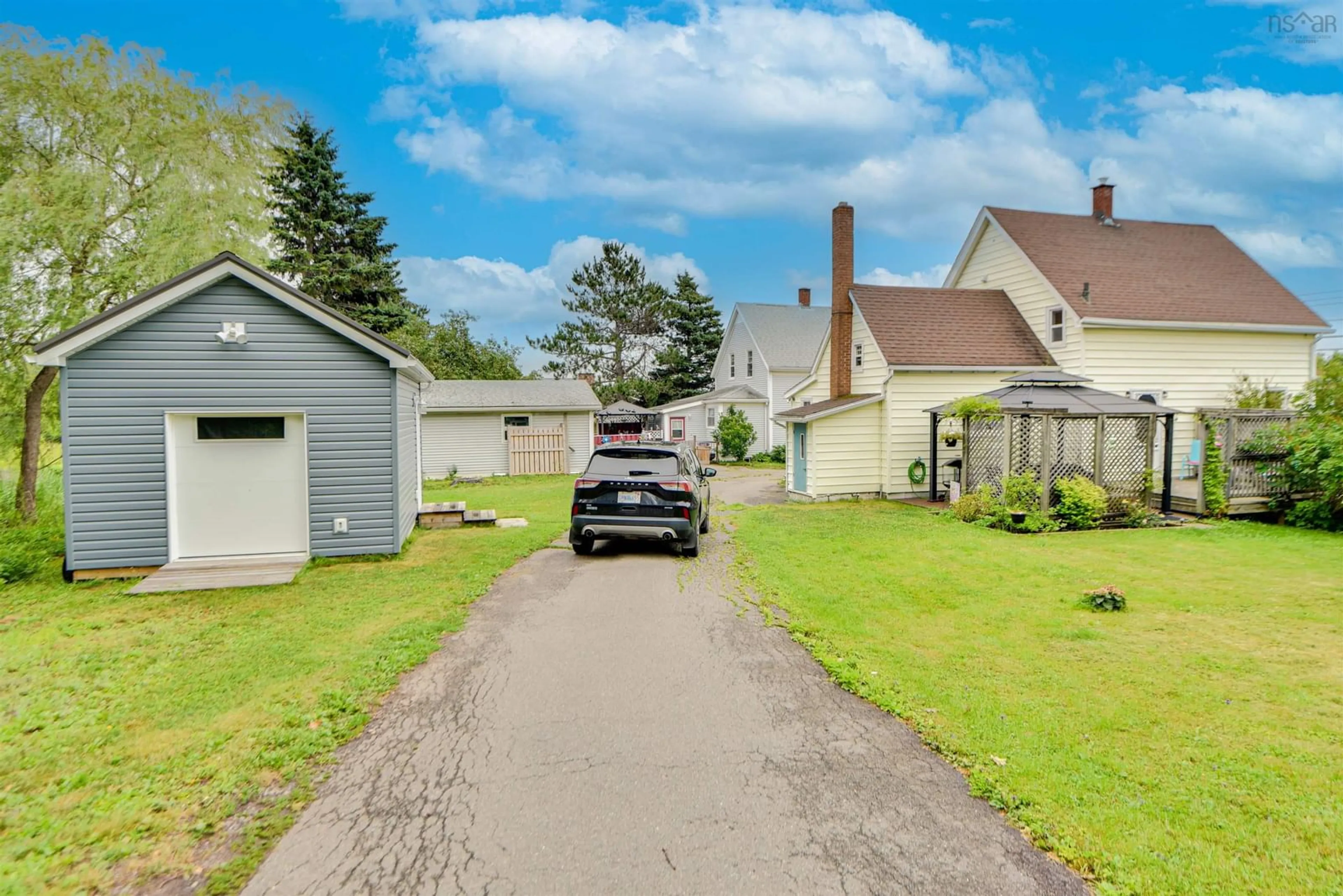 A pic from outside/outdoor area/front of a property/back of a property/a pic from drone, street for 38 St. Bernard St, Stellarton Nova Scotia B0K 1S0