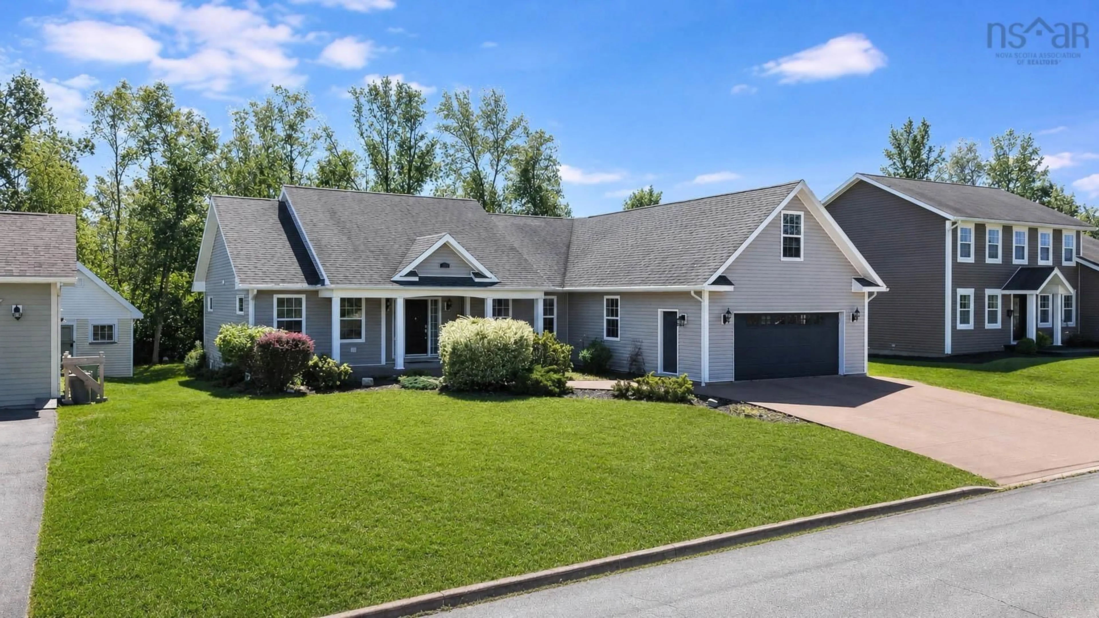 Home with vinyl exterior material, street for 42 Rowan Ave, New Glasgow Nova Scotia B2H 0A4