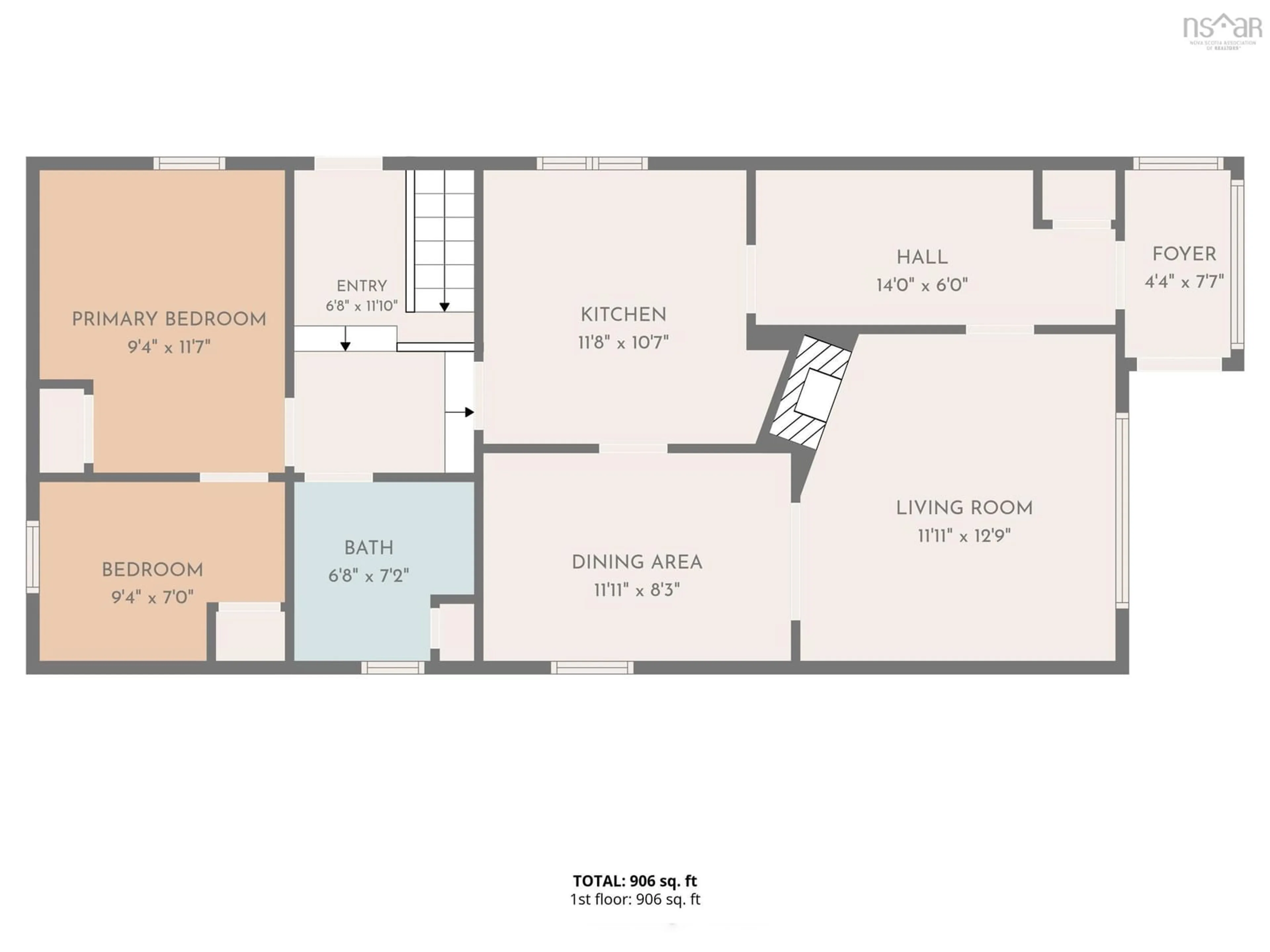 Floor plan for 6301 Lawrence St, Halifax Nova Scotia B3L 1J8
