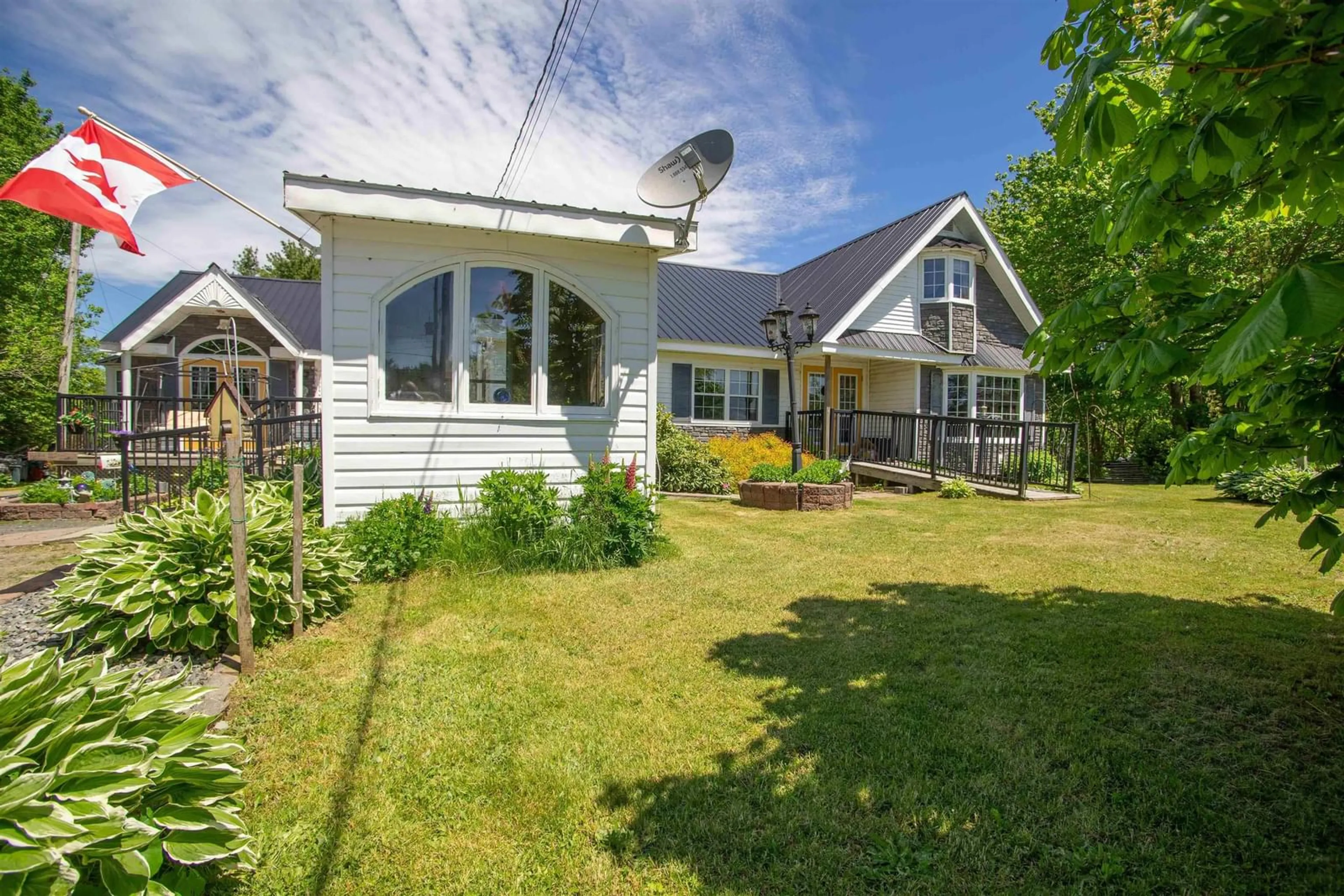A pic from outside/outdoor area/front of a property/back of a property/a pic from drone, unknown for 6536 Highway 340, Weymouth Nova Scotia B0W 3T0