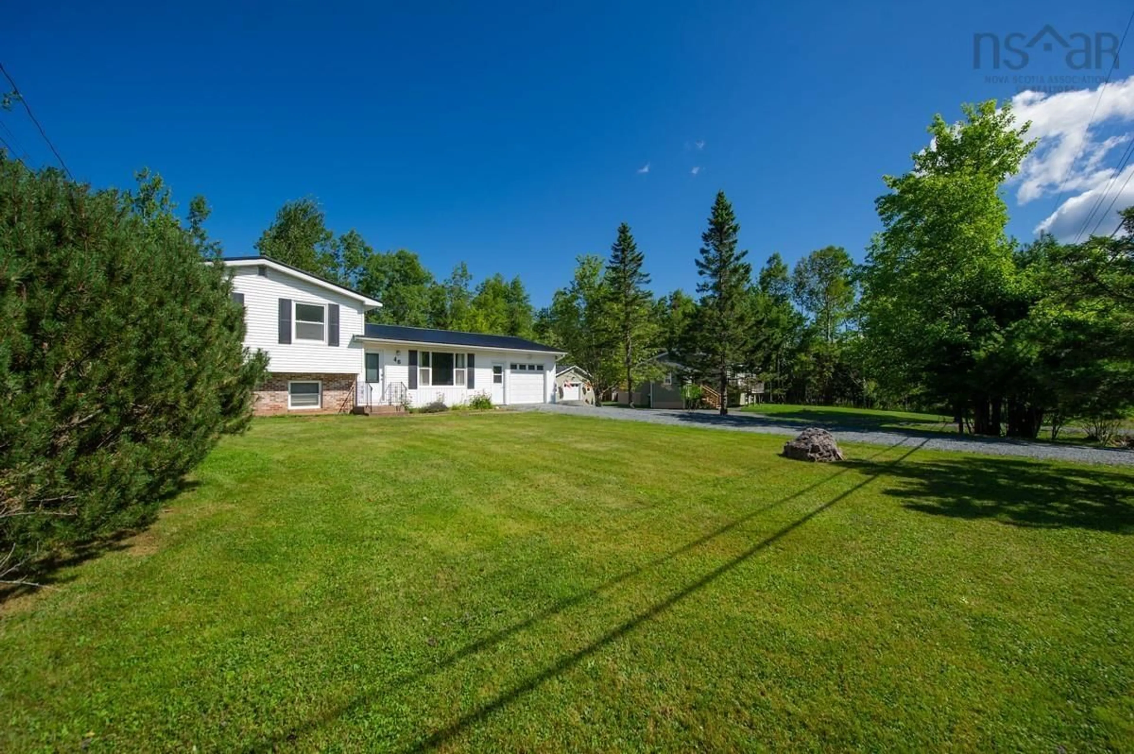 A pic from outside/outdoor area/front of a property/back of a property/a pic from drone, water/lake/river/ocean view for 46 Franklin Dr, Truro Heights Nova Scotia B6L 1G1