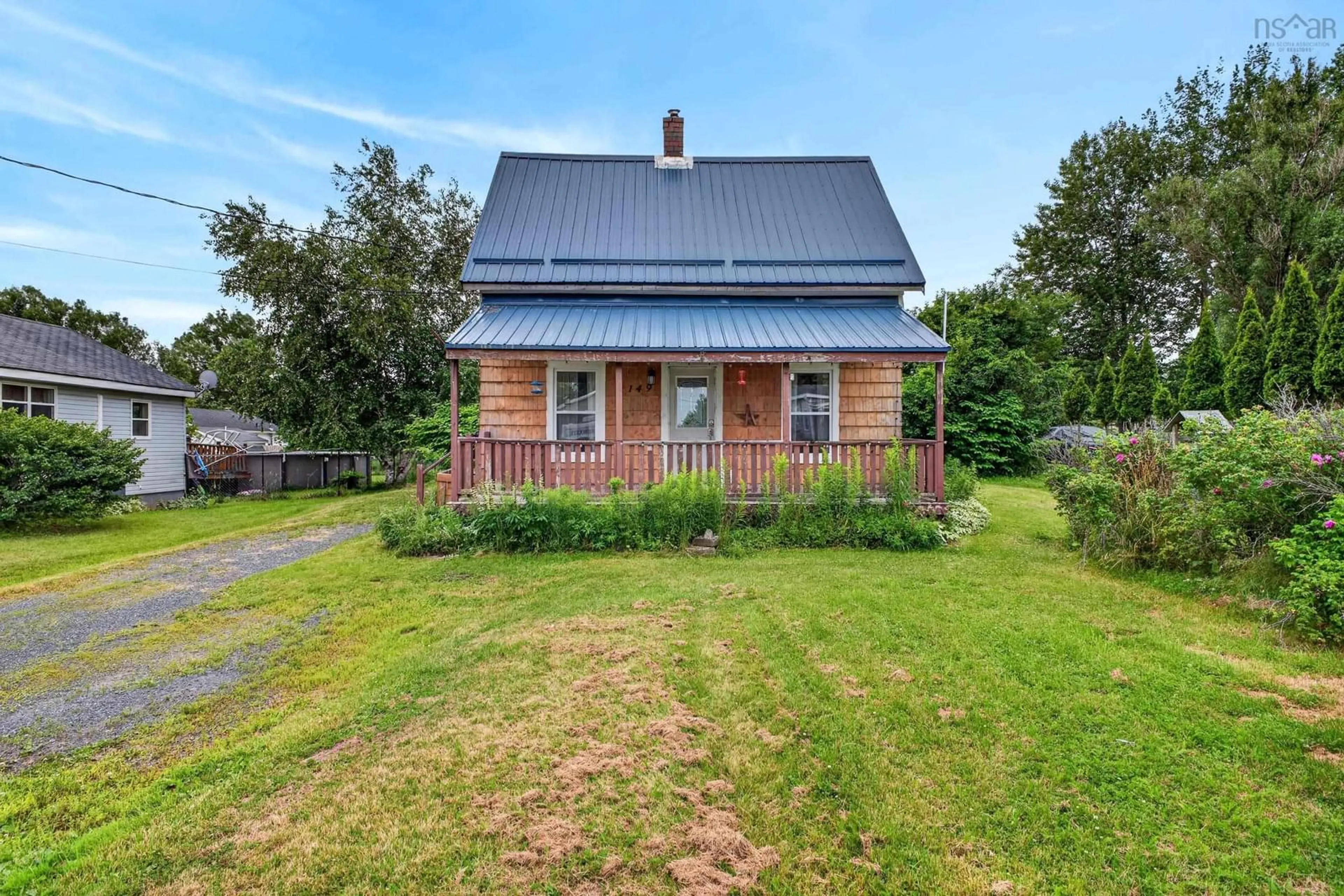 A pic from outside/outdoor area/front of a property/back of a property/a pic from drone, building for 2149 Cowan St, Westville Nova Scotia B0K 2A0