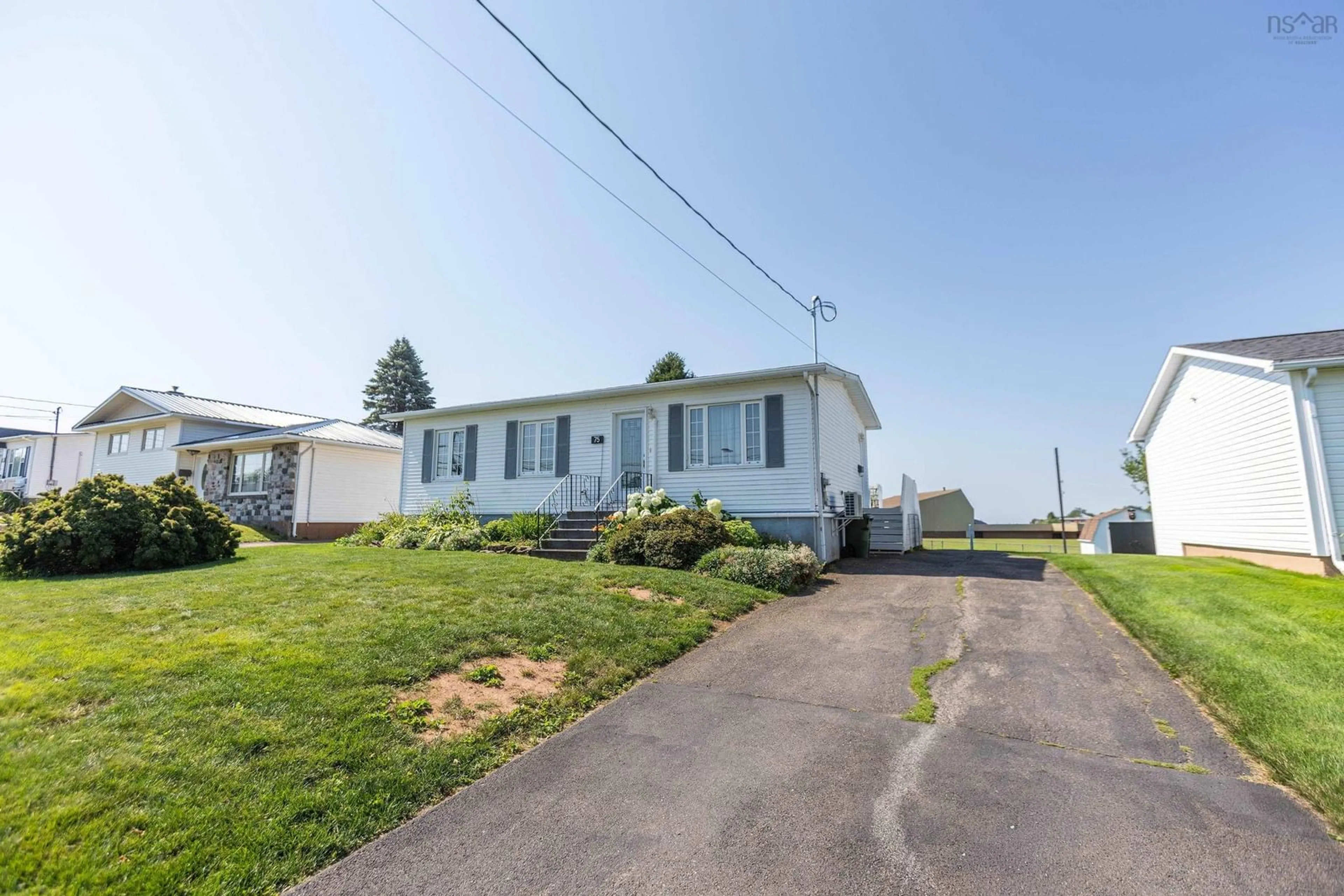 A pic from outside/outdoor area/front of a property/back of a property/a pic from drone, street for 75 Willow St, Amherst Nova Scotia B4H 3W6