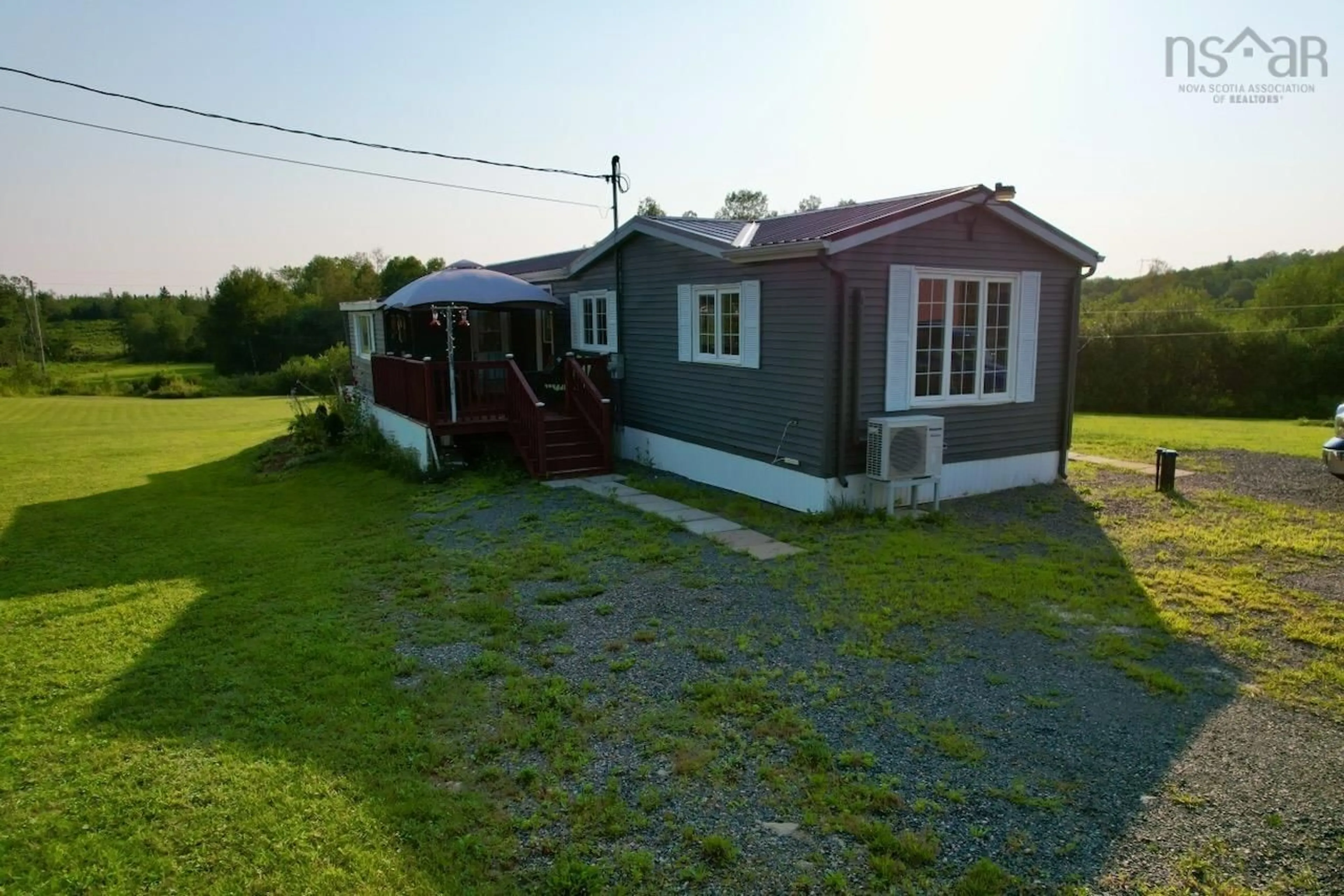 A pic from outside/outdoor area/front of a property/back of a property/a pic from drone, unknown for 23 Chase Rd, Mount Pleasant Nova Scotia B0M 1P0