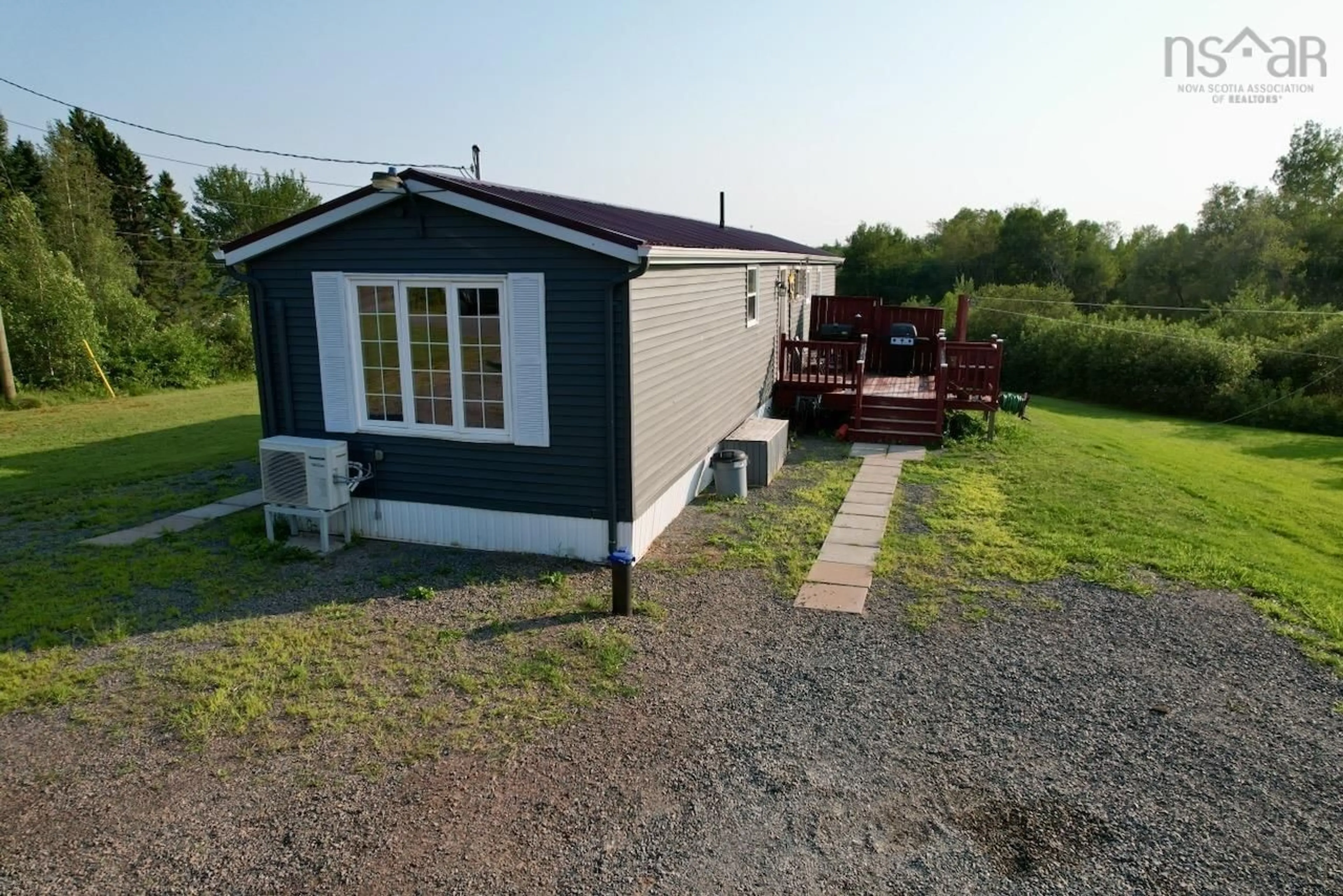 A pic from outside/outdoor area/front of a property/back of a property/a pic from drone, building for 23 Chase Rd, Mount Pleasant Nova Scotia B0M 1P0