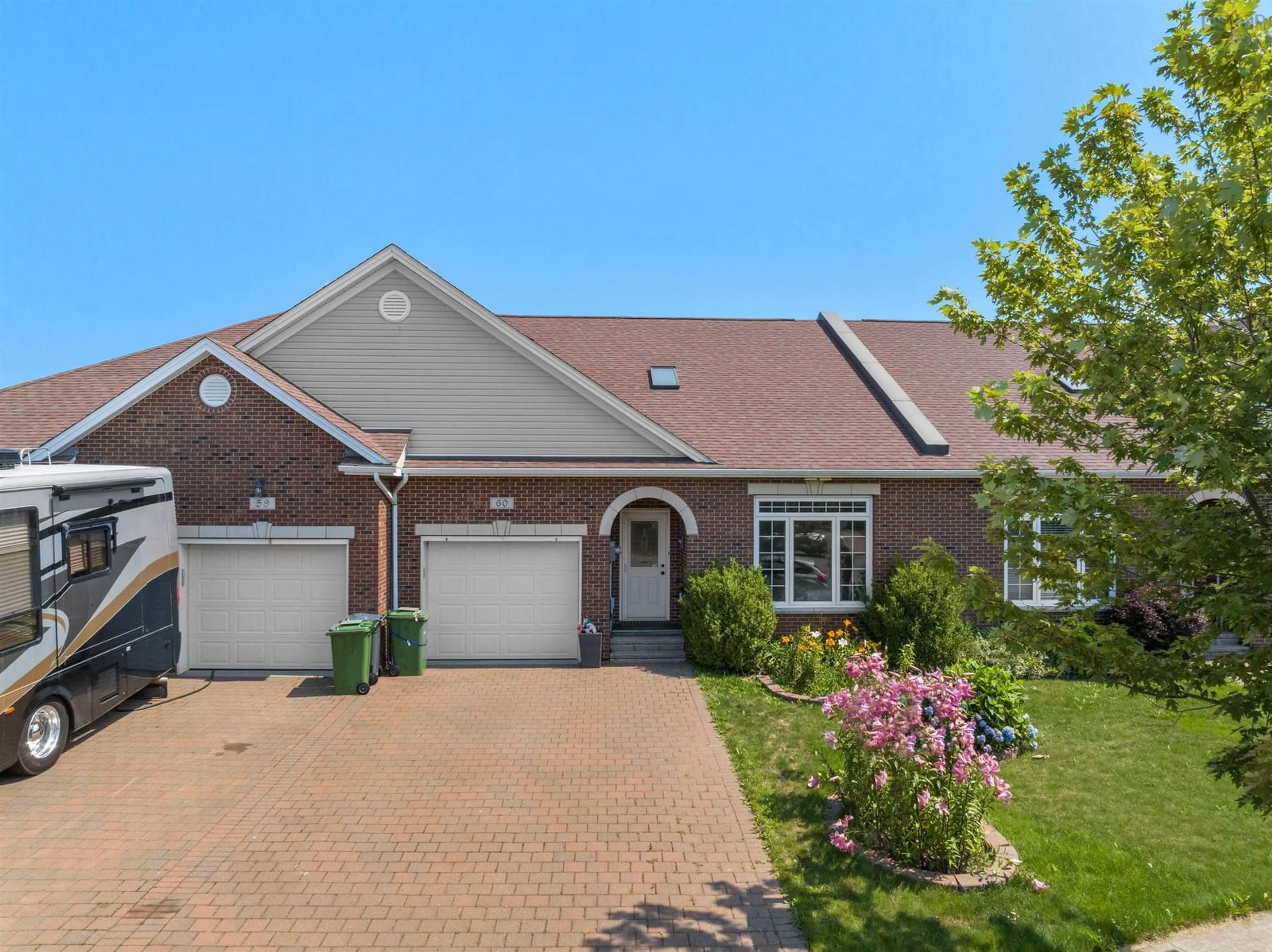 Home with brick exterior material, street for 60 Cloverfield Crt, Dartmouth Nova Scotia B2W 0B3