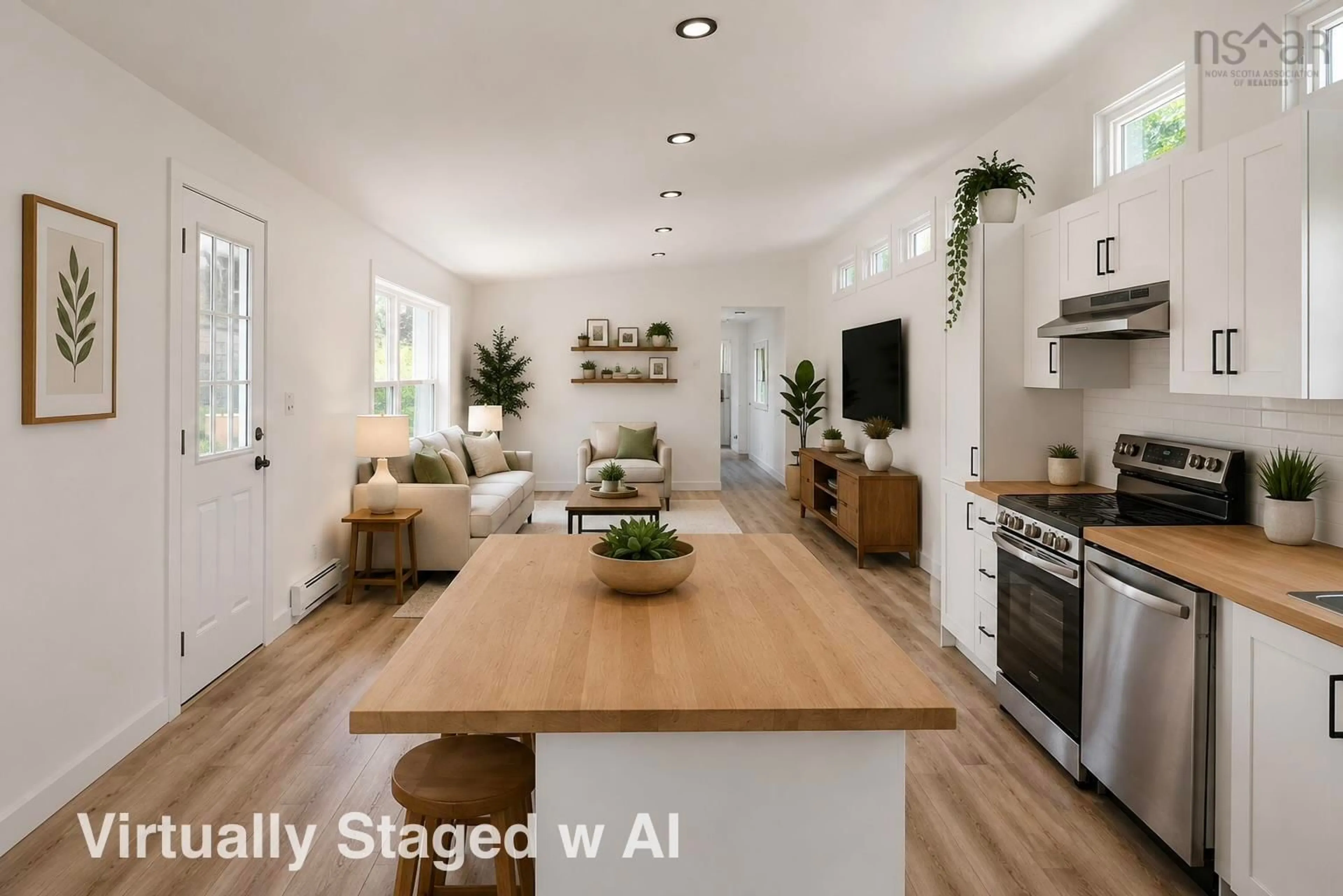 Open concept kitchen, unknown for 23 Brook St, Middle Sackville Nova Scotia B4E 1B7