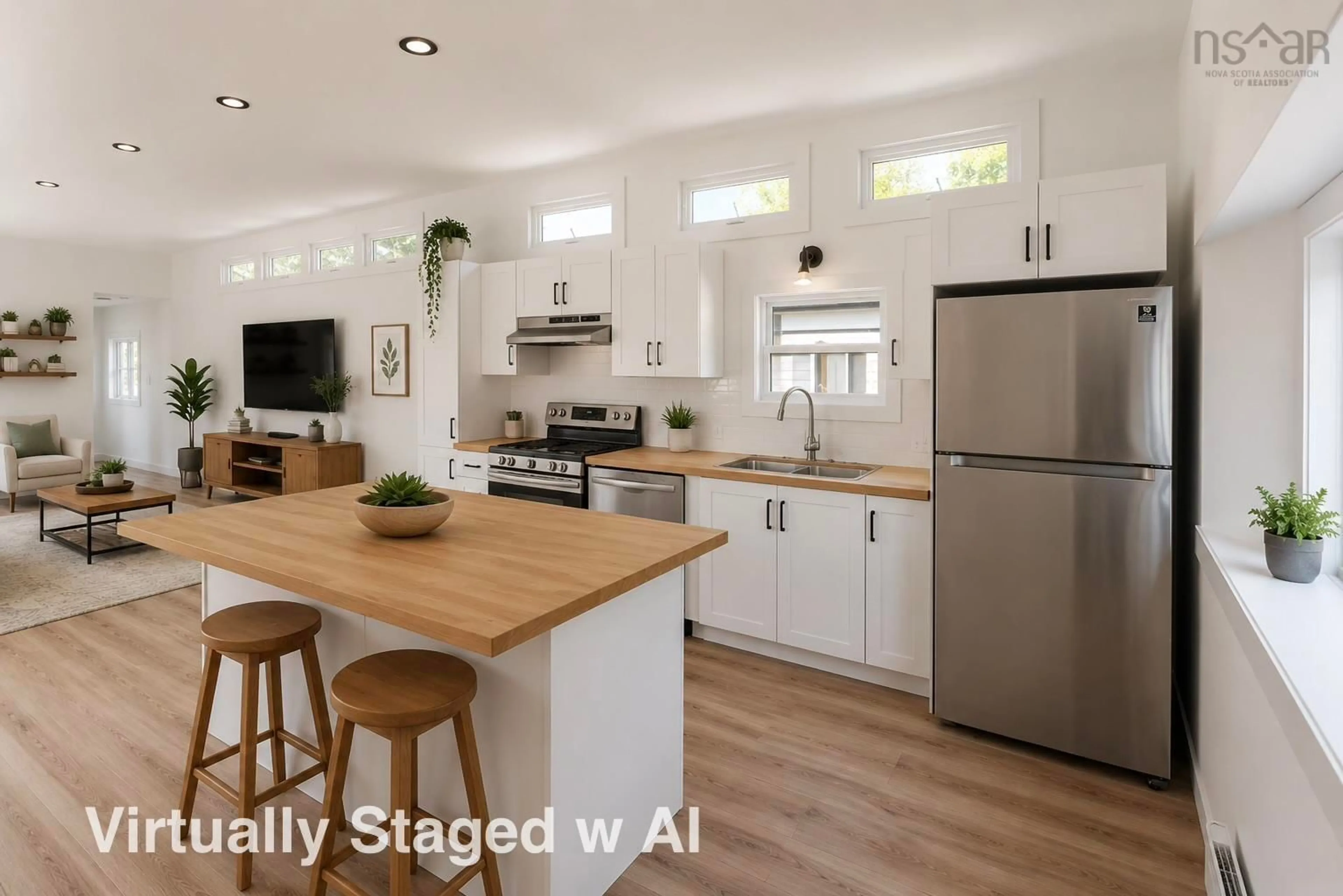 Open concept kitchen, unknown for 23 Brook St, Middle Sackville Nova Scotia B4E 1B7
