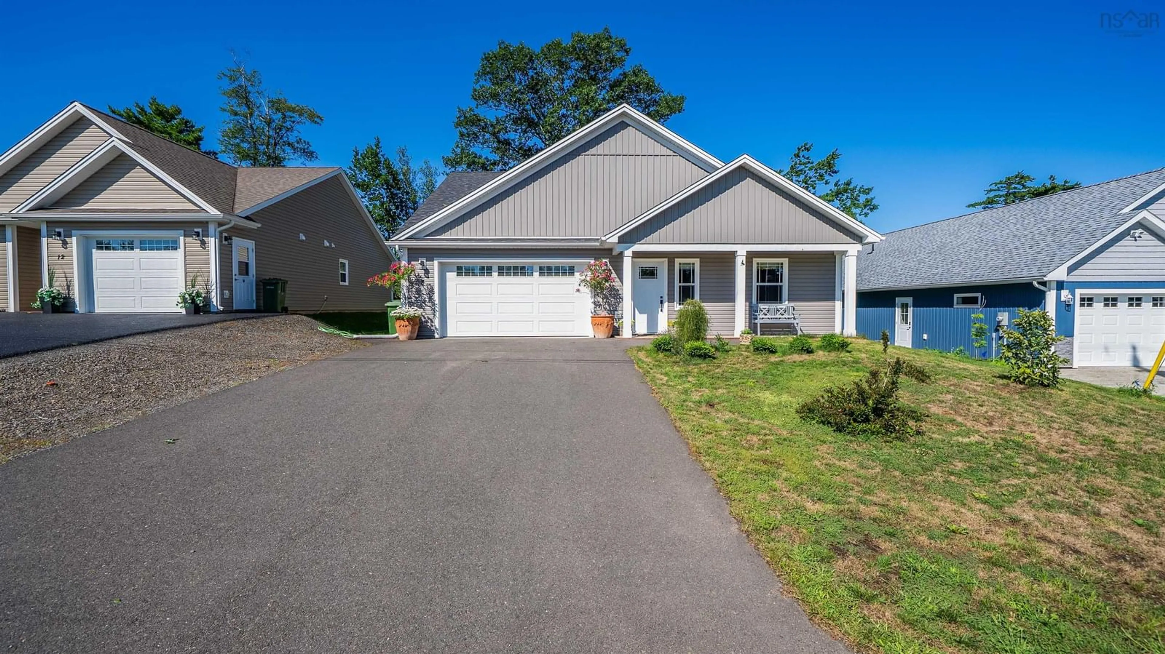 Home with vinyl exterior material, street for 8 Covey Dr, North Kentville Nova Scotia B4N 0H8