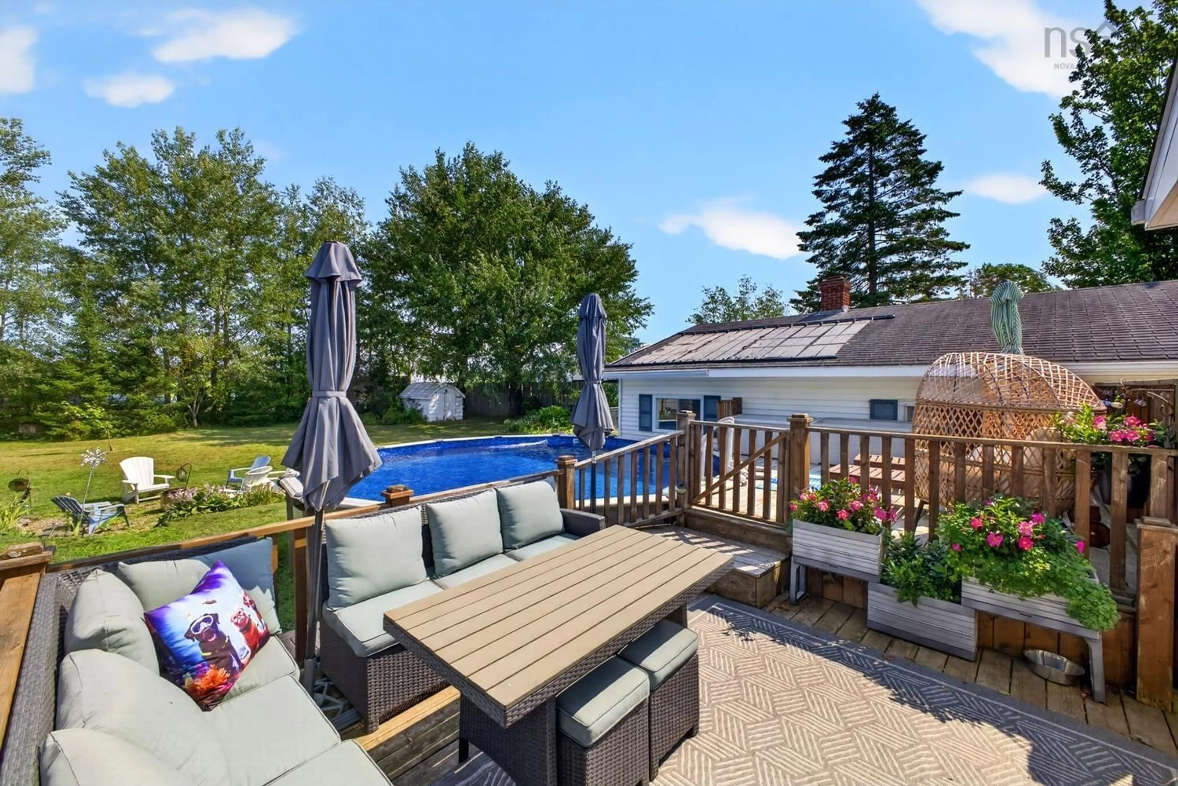 Patio, water/lake/river/ocean view for 12221 Highway 2, Lower Onslow Nova Scotia B0M 1C0