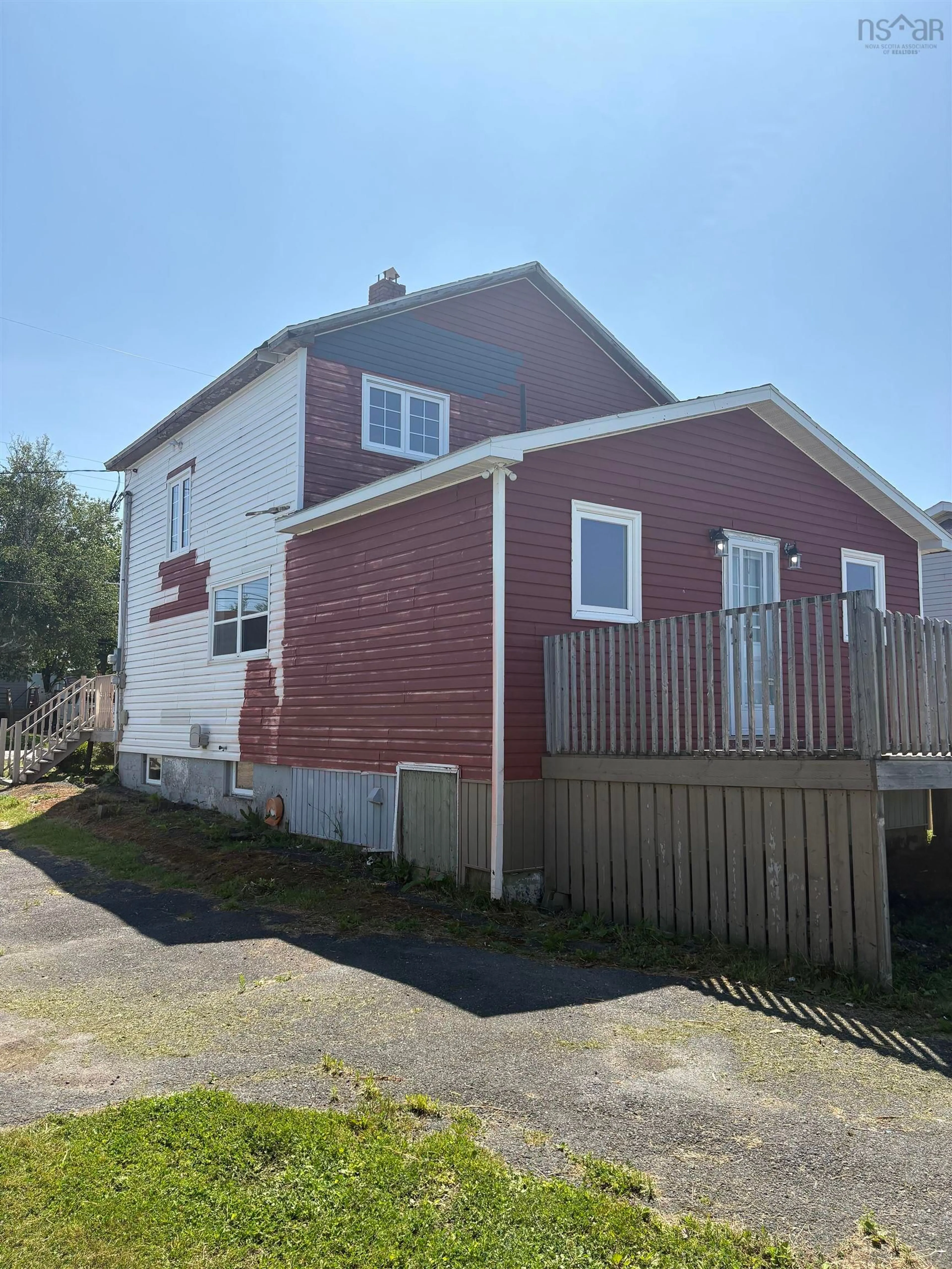 A pic from outside/outdoor area/front of a property/back of a property/a pic from drone, building for 37 Bennett St, Grand Lake Road Nova Scotia B1P 5V3