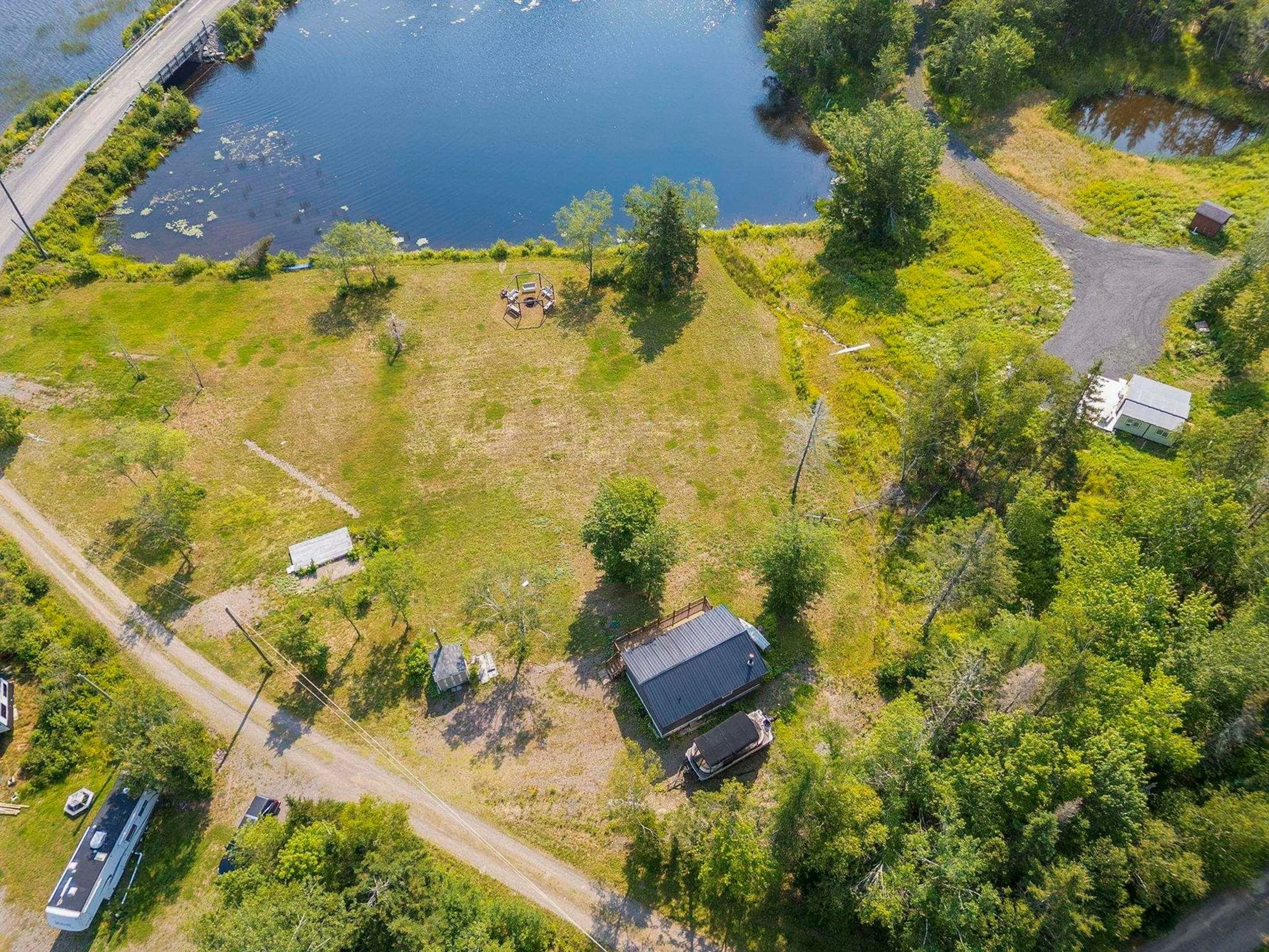 A pic from outside/outdoor area/front of a property/back of a property/a pic from drone, water/lake/river/ocean view for Lot 3 Highway 7 Hwy, Aspen Nova Scotia B2G 2L3