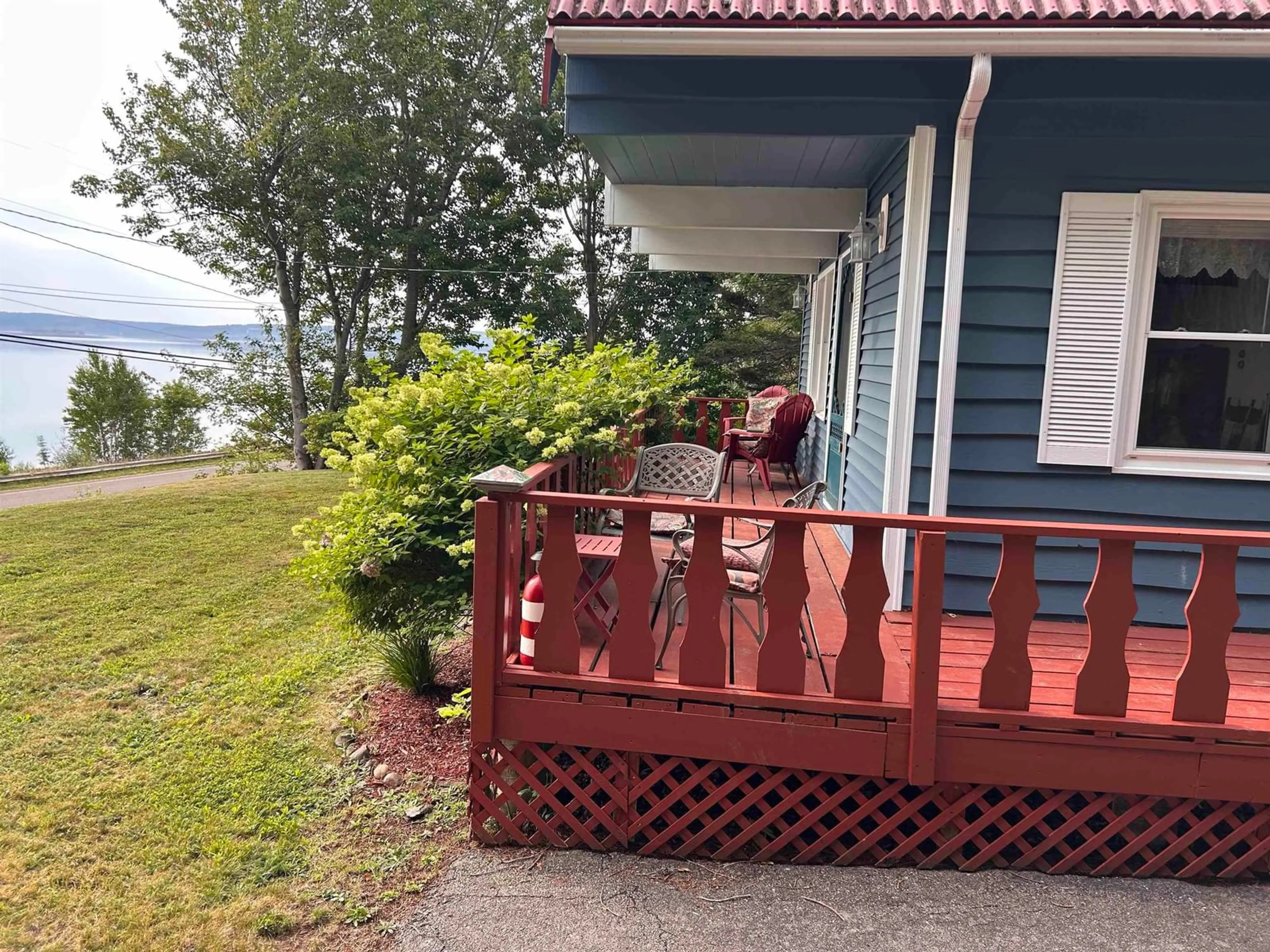 Patio, water/lake/river/ocean view for 431 Shore Rd, Bay View Nova Scotia B0V 1A0