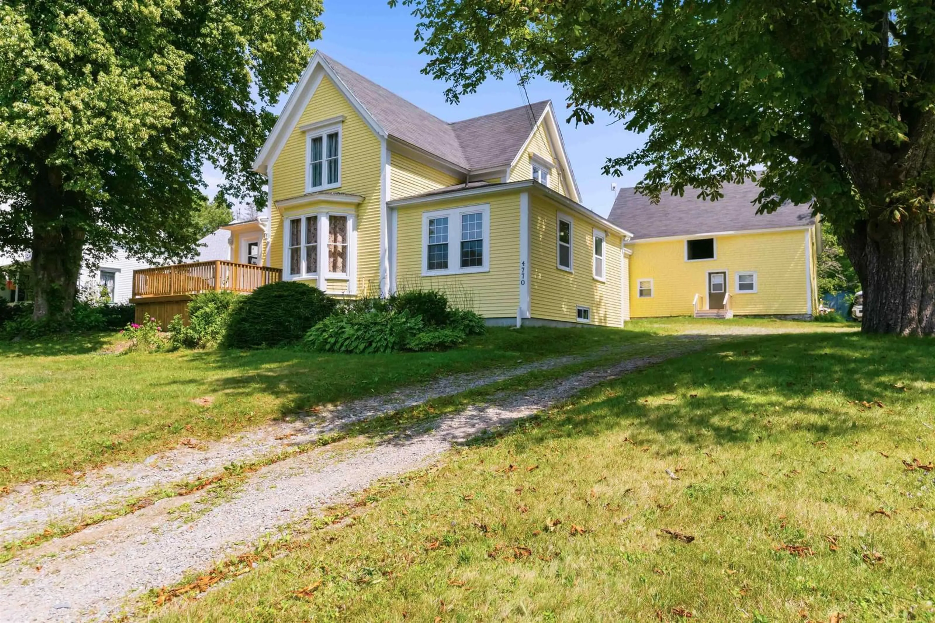 A pic from outside/outdoor area/front of a property/back of a property/a pic from drone, street for 4770 Highway 1, Weymouth Nova Scotia B0W 3T0