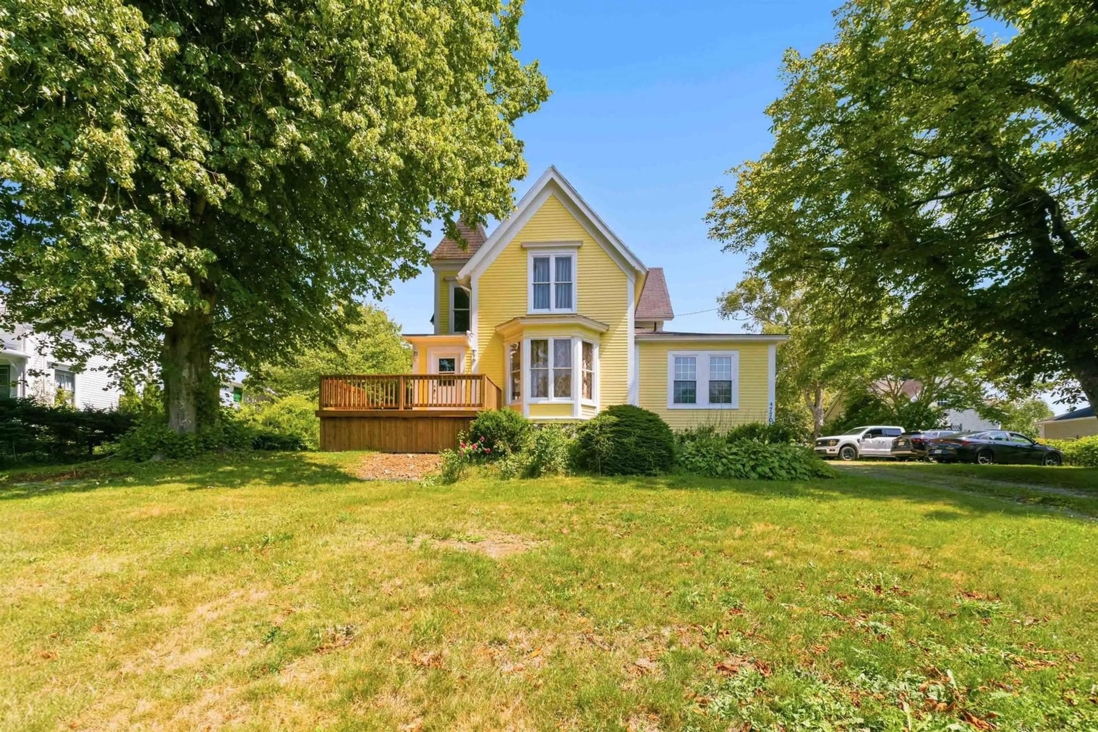 A pic from outside/outdoor area/front of a property/back of a property/a pic from drone, building for 4770 Highway 1, Weymouth Nova Scotia B0W 3T0