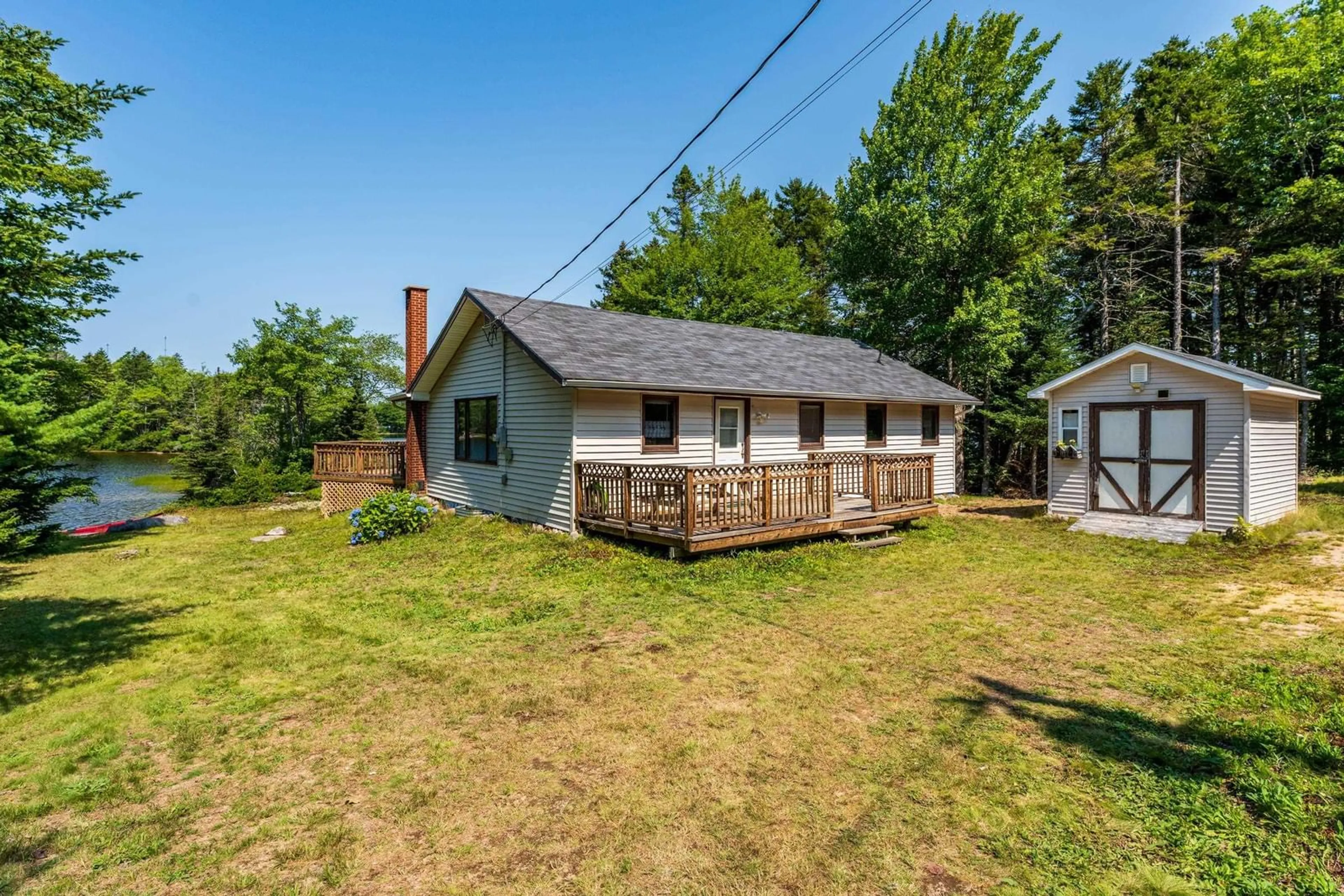 A pic from outside/outdoor area/front of a property/back of a property/a pic from drone, unknown for 192 Kelly Lane, Wrights Lake Nova Scotia B0S 1C0