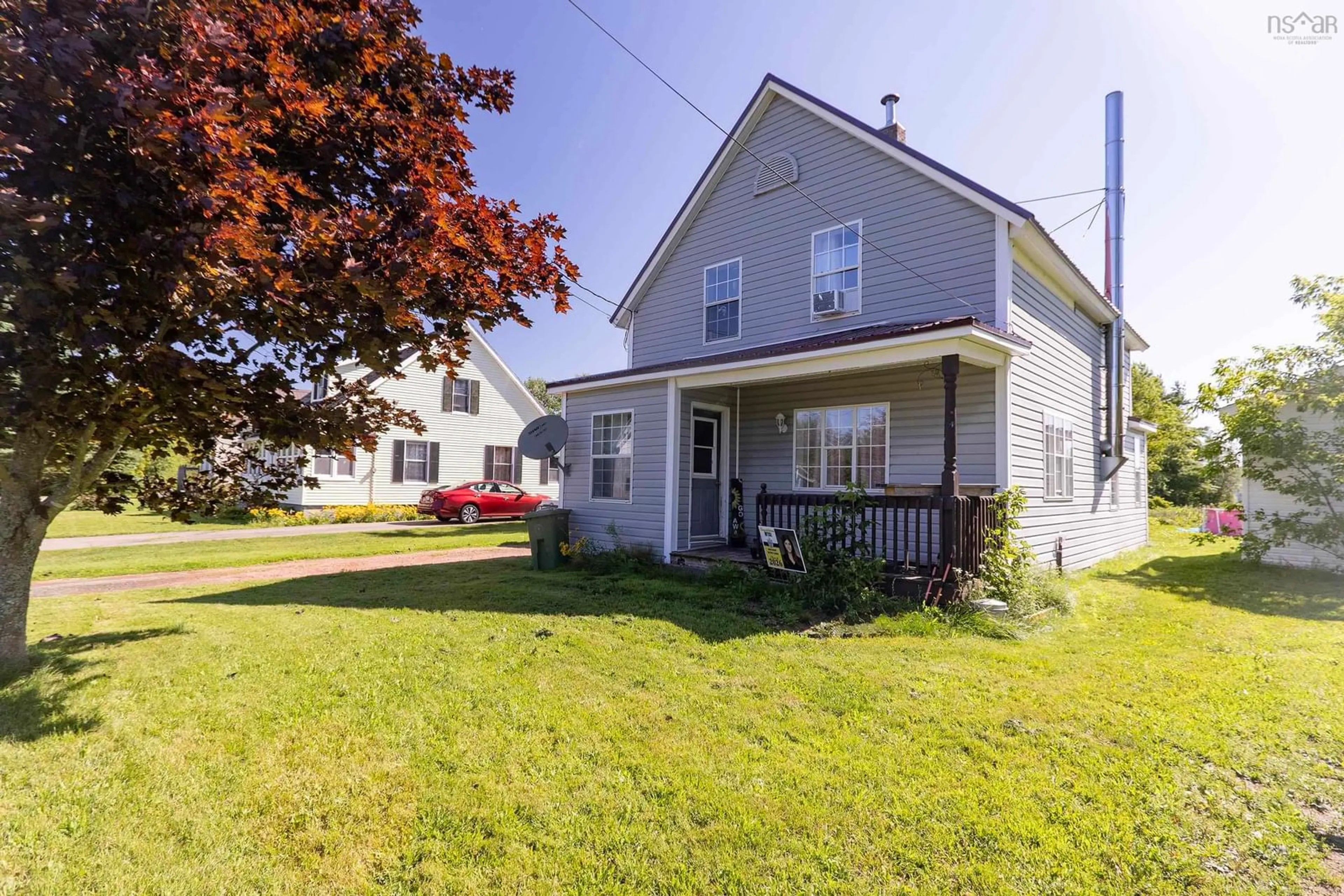 A pic from outside/outdoor area/front of a property/back of a property/a pic from drone, street for 64 Pearl St, River Hebert Nova Scotia B0L 1G0