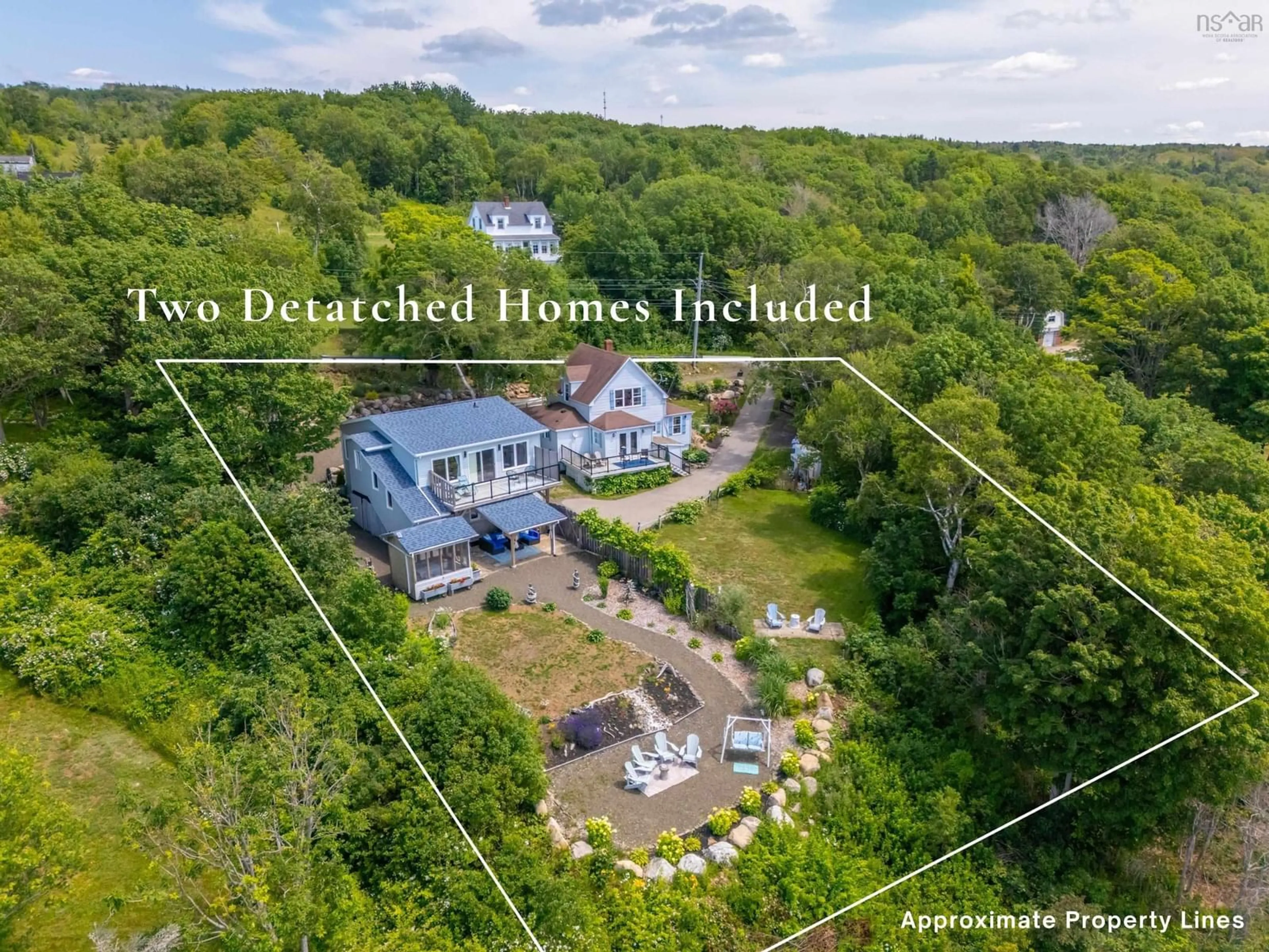 A pic from outside/outdoor area/front of a property/back of a property/a pic from drone, unknown for 608 Granville Rd, Victoria Beach Nova Scotia B0S 1A0