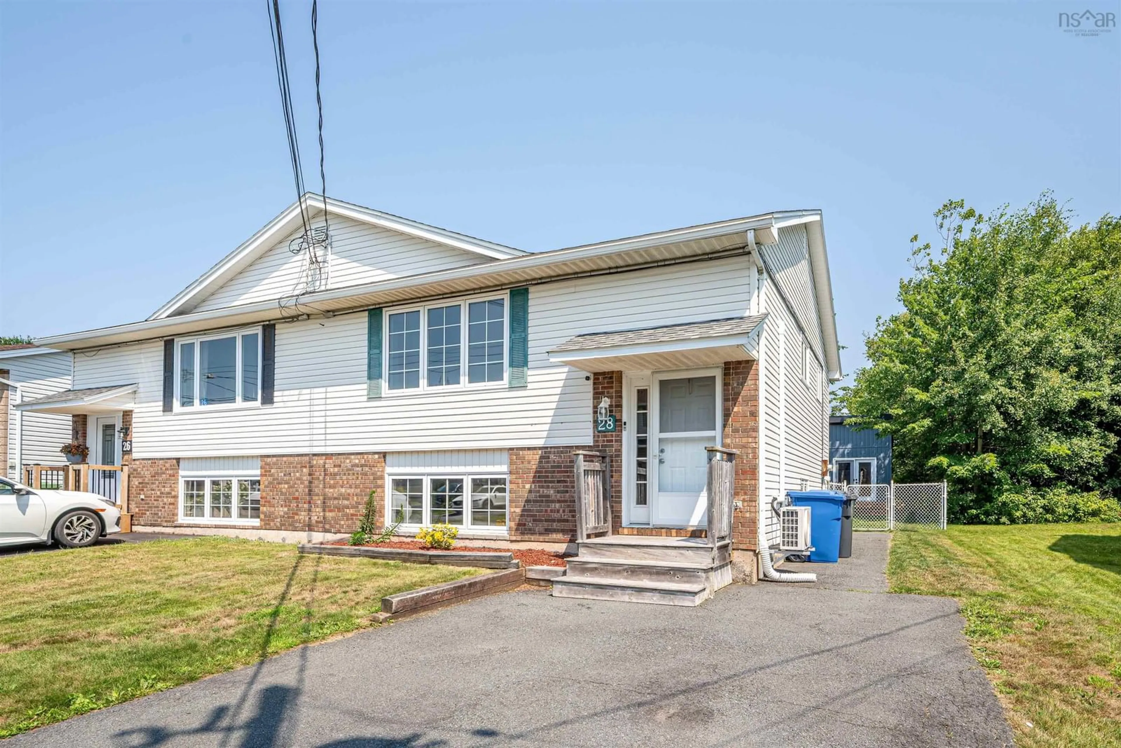 Home with vinyl exterior material, street for 28 Sovereign Cres, Westphal Nova Scotia B2W 6H3