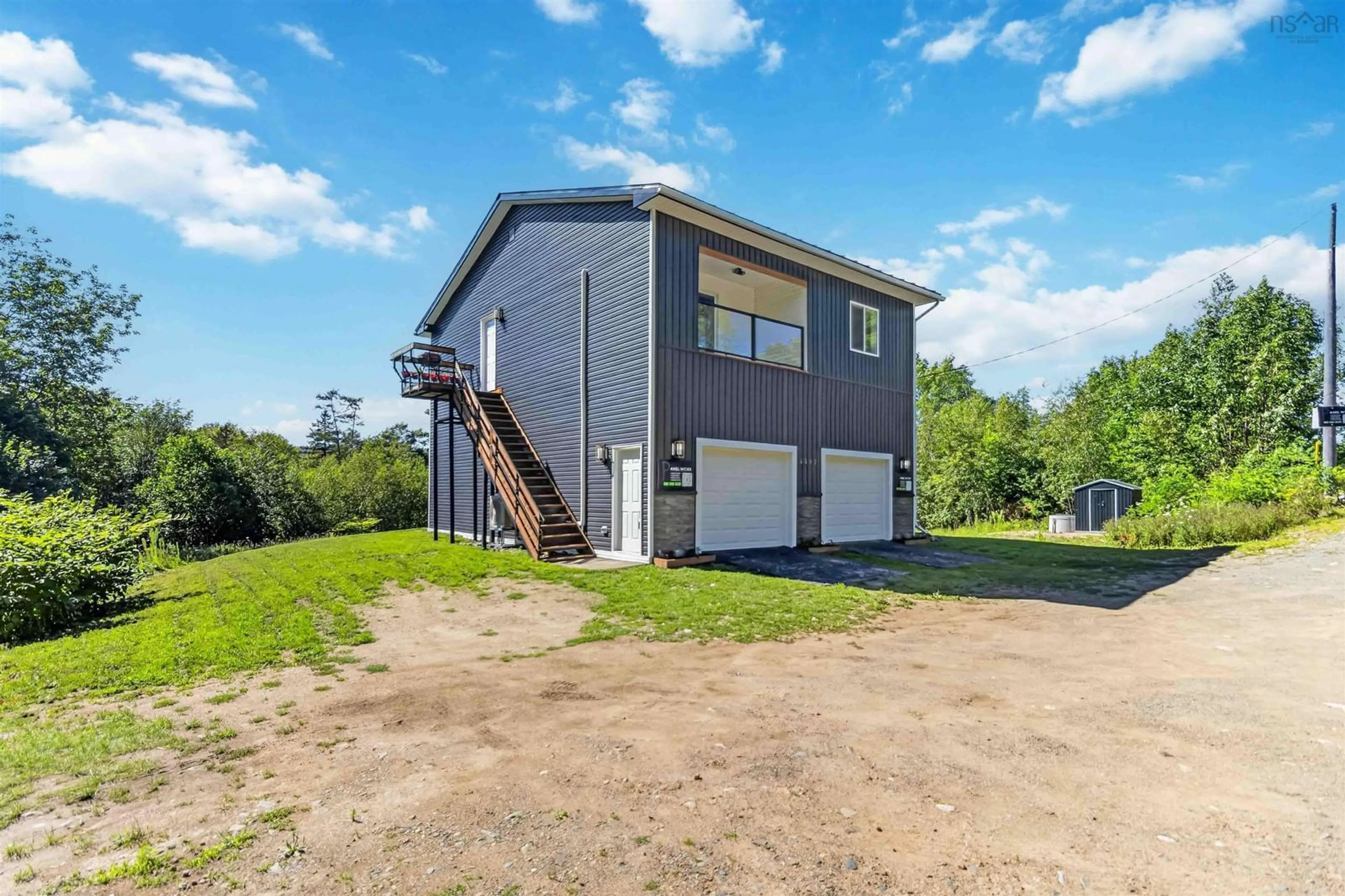 A pic from outside/outdoor area/front of a property/back of a property/a pic from drone, building for 3597 Highway 14, Windsor Forks Nova Scotia B0N 2T0