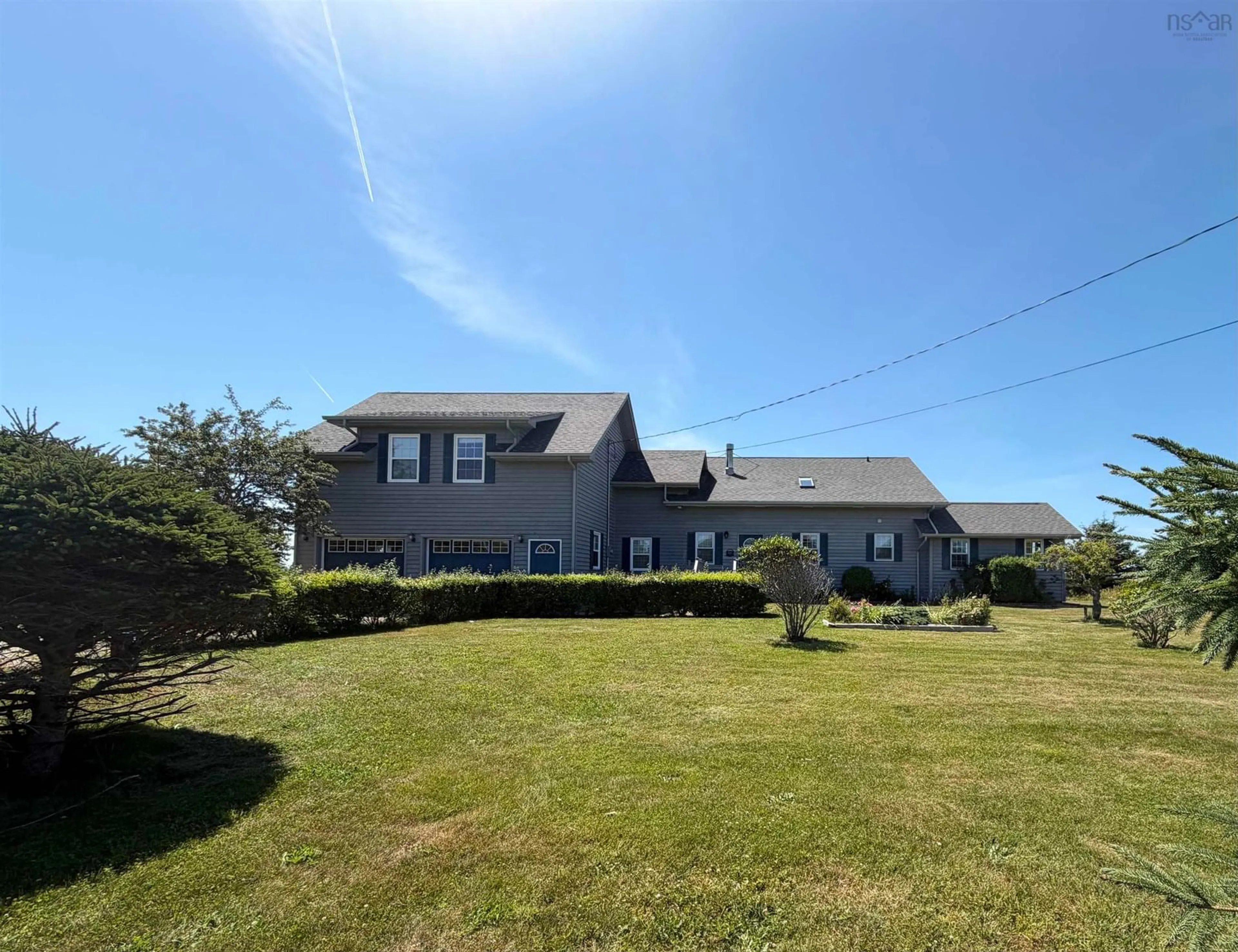A pic from outside/outdoor area/front of a property/back of a property/a pic from drone, unknown for 3533 Highway 1, Beaver River Nova Scotia B5A 5A9