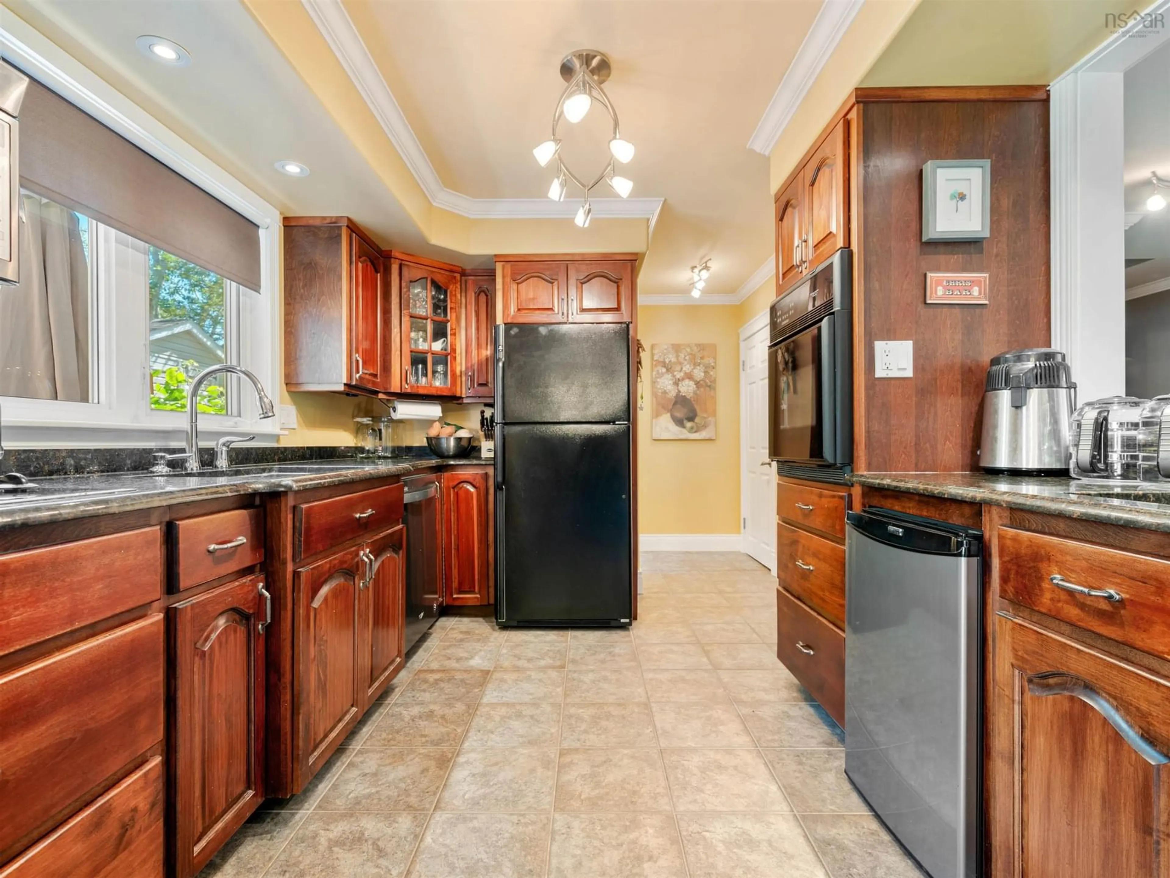 Open concept kitchen, ceramic/tile floor for 50 Eighth Street Exten, Trenton Nova Scotia B0K 1X0