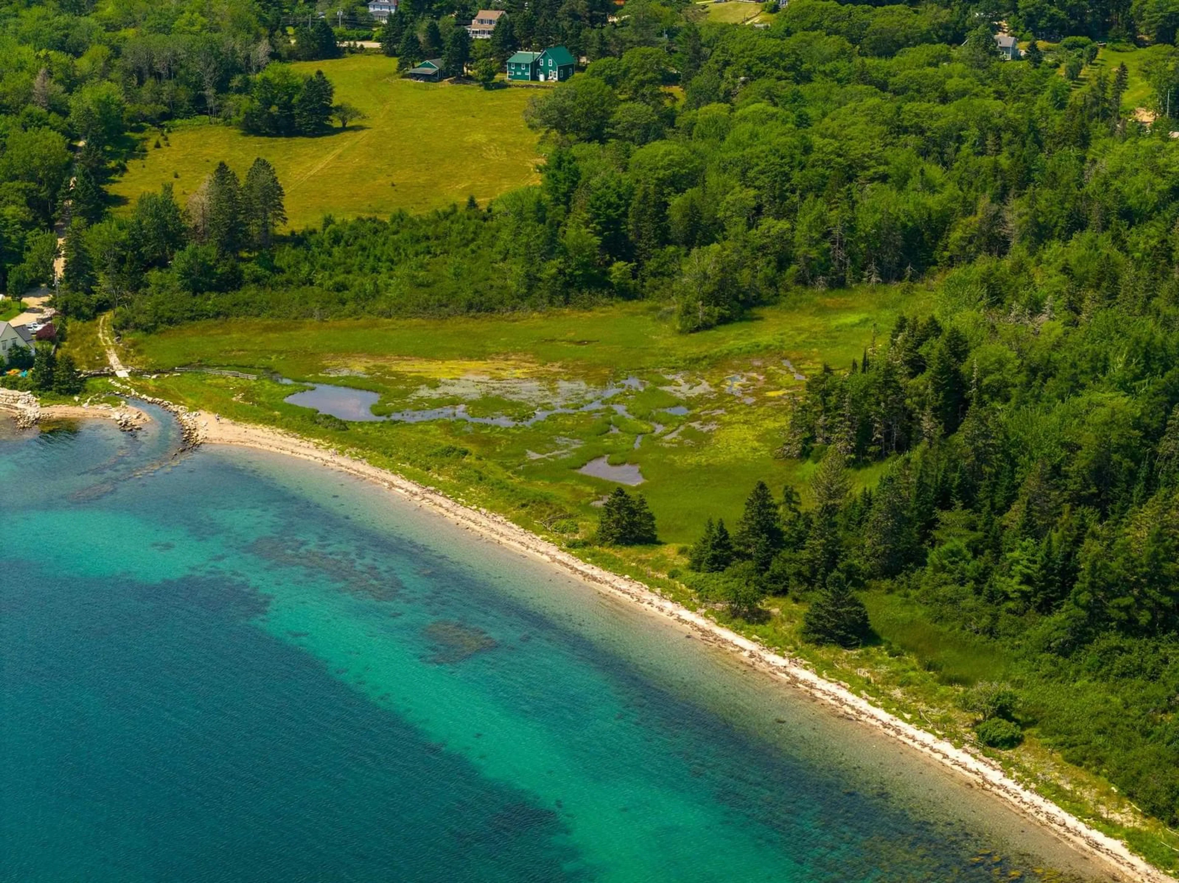 A pic from outside/outdoor area/front of a property/back of a property/a pic from drone, water/lake/river/ocean view for 3257 Highway 3, East Chester Nova Scotia B0J 1J0