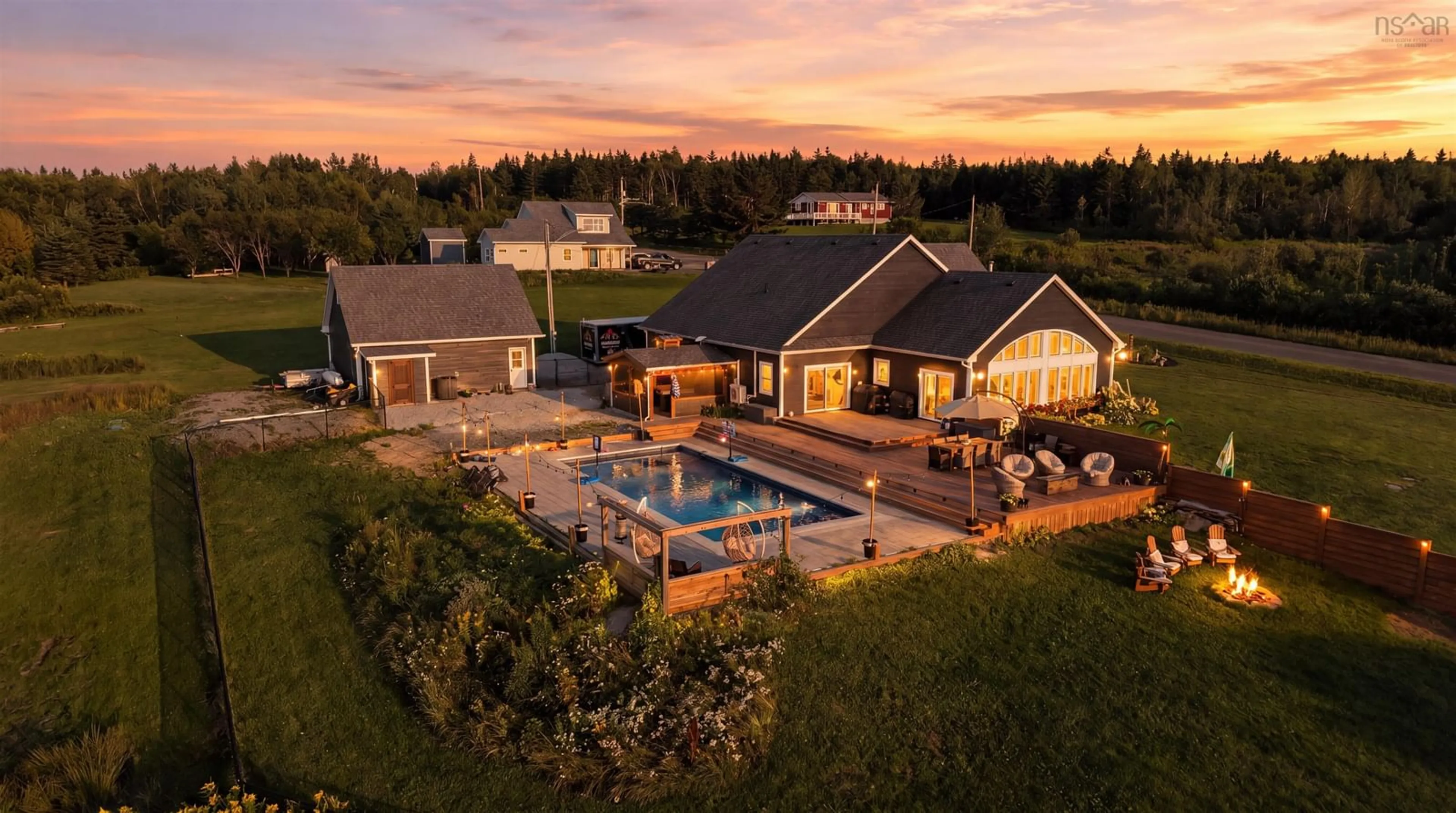Pool for 127 Lake Rd, Victoria Mines Nova Scotia B1N 3J7