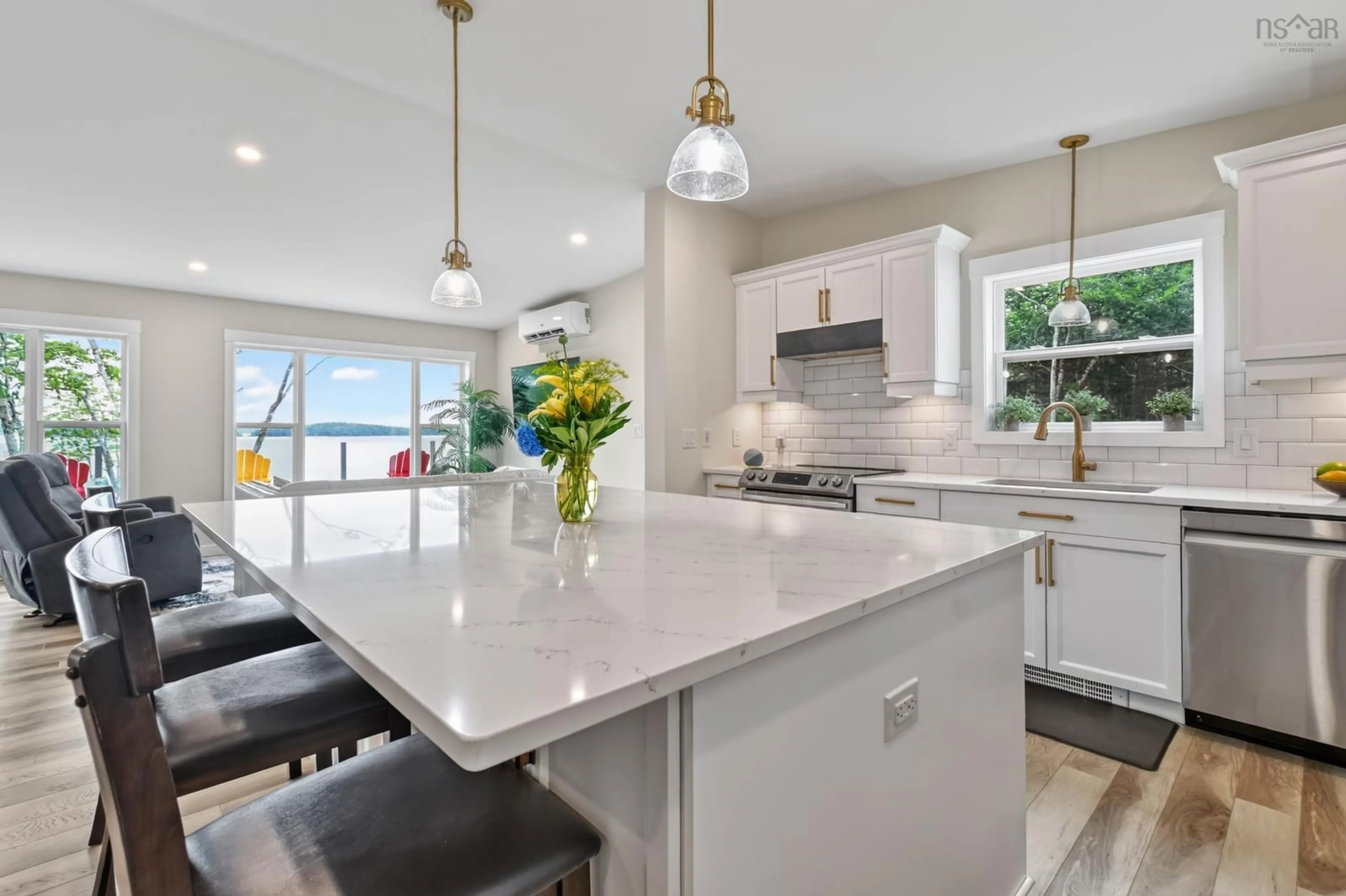 Open concept kitchen, ceramic/tile floor for 259 Maple Drive, Cape George Nova Scotia B0E 3B0