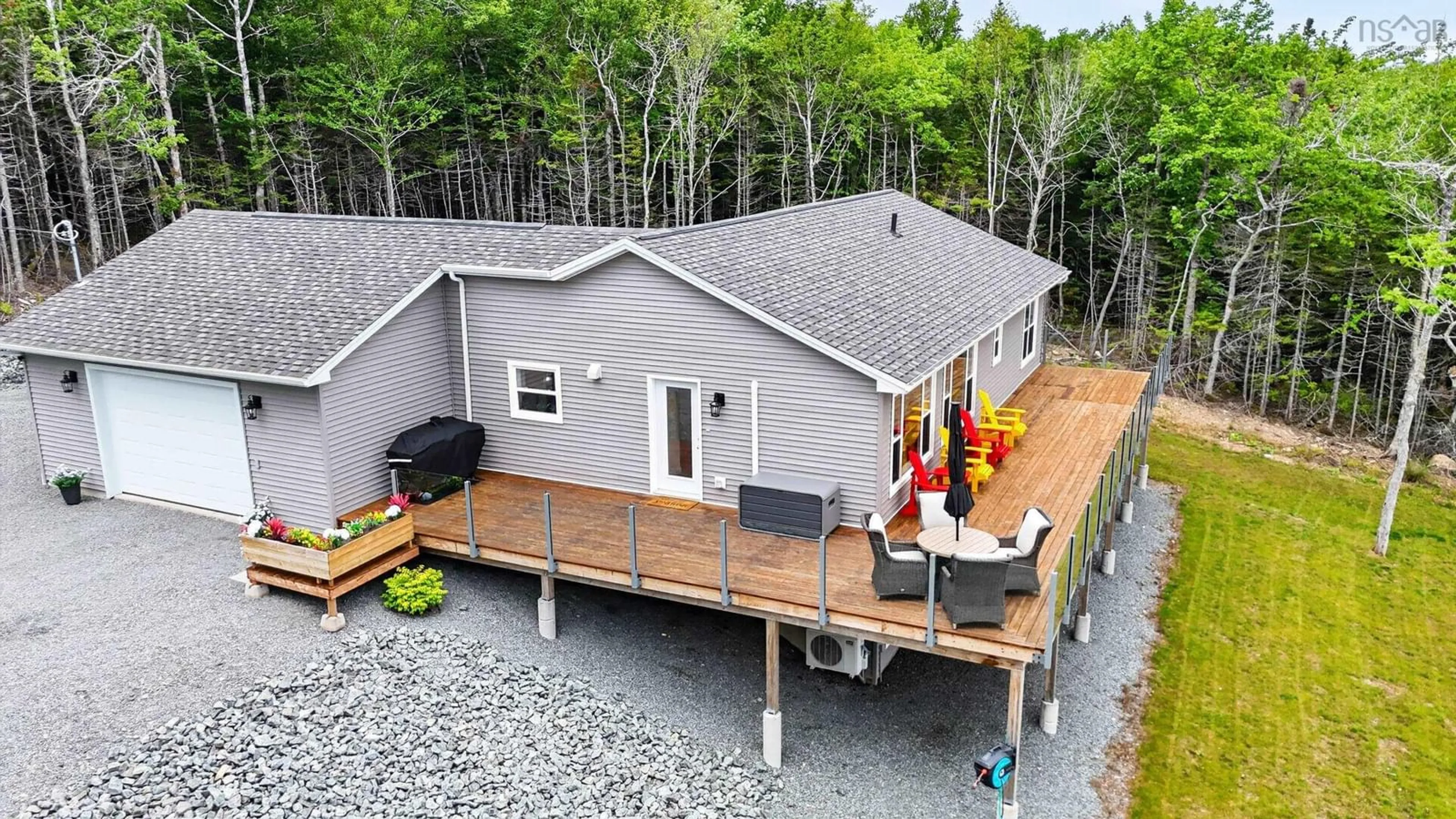 A pic from outside/outdoor area/front of a property/back of a property/a pic from drone, unknown for 259 Maple Drive, Cape George Nova Scotia B0E 3B0