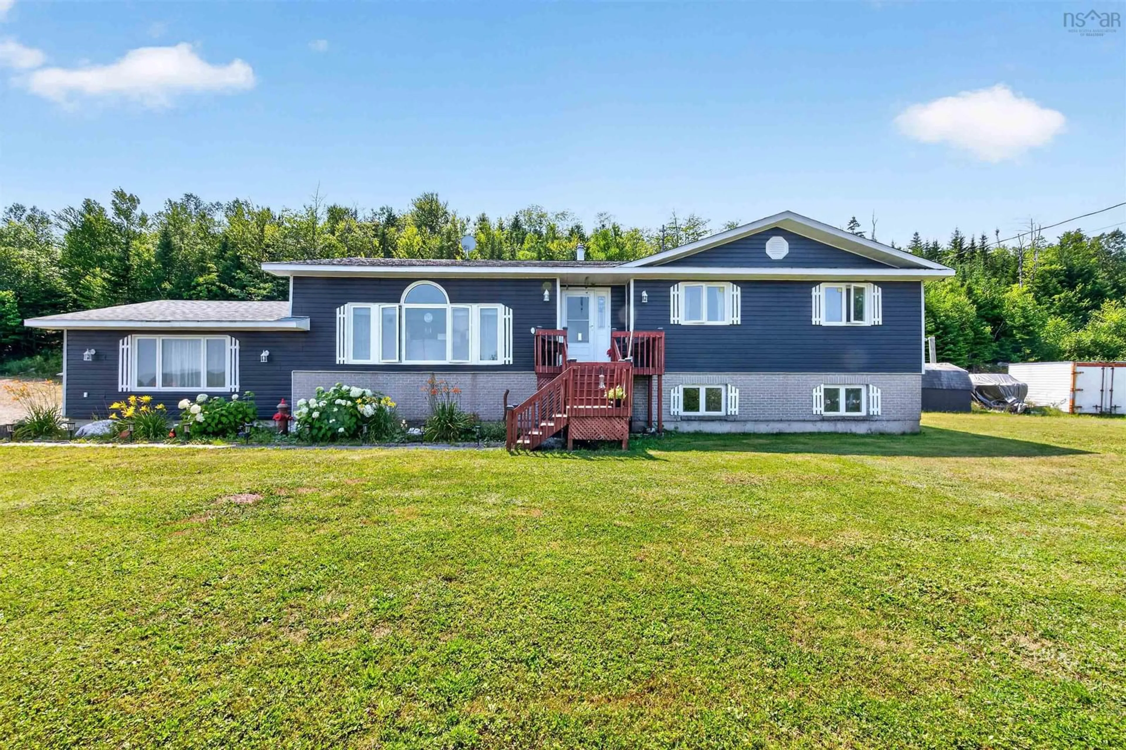 A pic from outside/outdoor area/front of a property/back of a property/a pic from drone, mountain view for 22163 Highway 7, Sheet Harbour Nova Scotia B0J 3B0