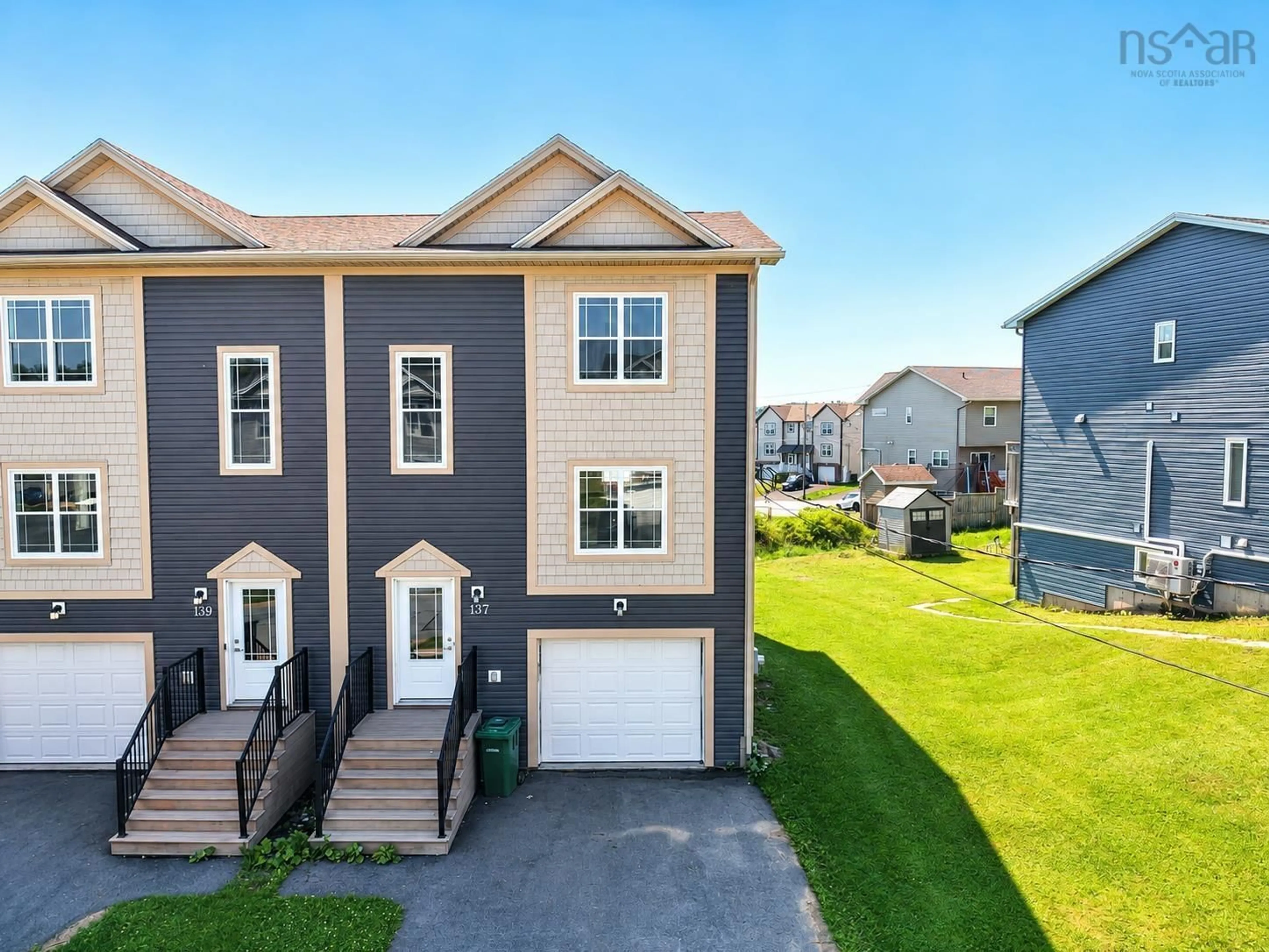 A pic from outside/outdoor area/front of a property/back of a property/a pic from drone, street for 137 Executive Dr, Middle Sackville Nova Scotia B4E 0M5
