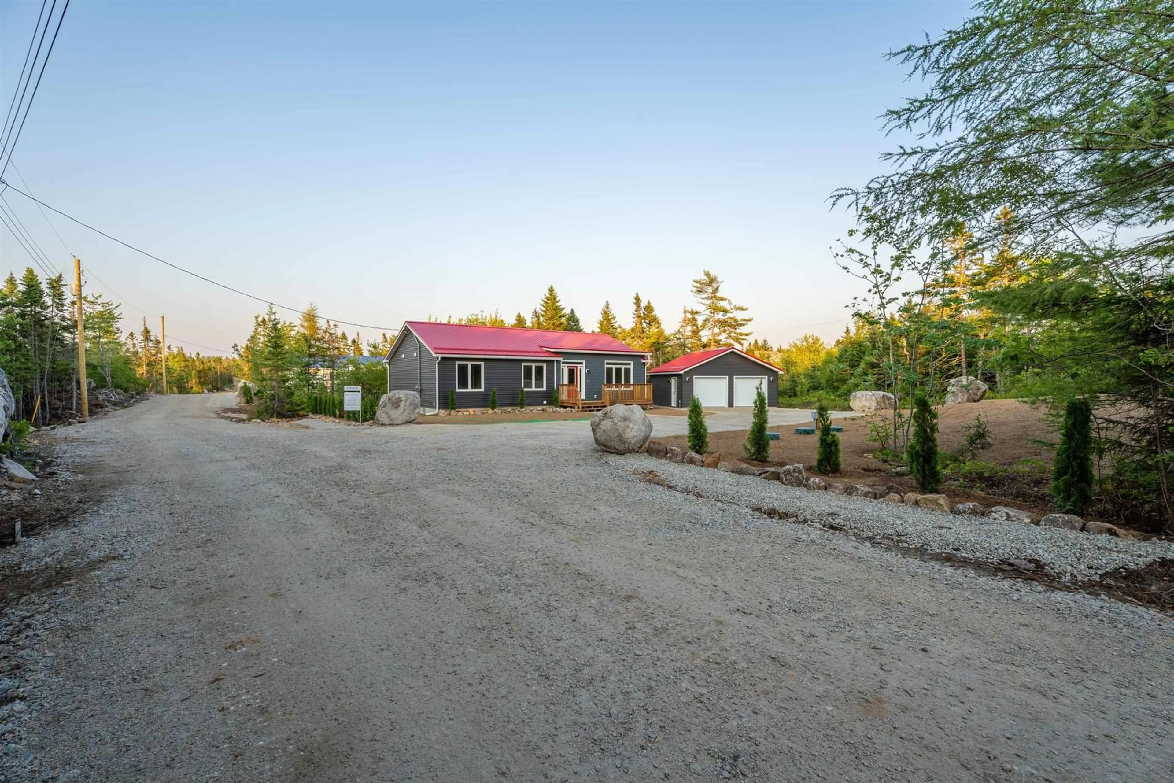 A pic from outside/outdoor area/front of a property/back of a property/a pic from drone, street for 7232 329 Hwy #Lot 4-1, East River Point Nova Scotia B0J 1T0
