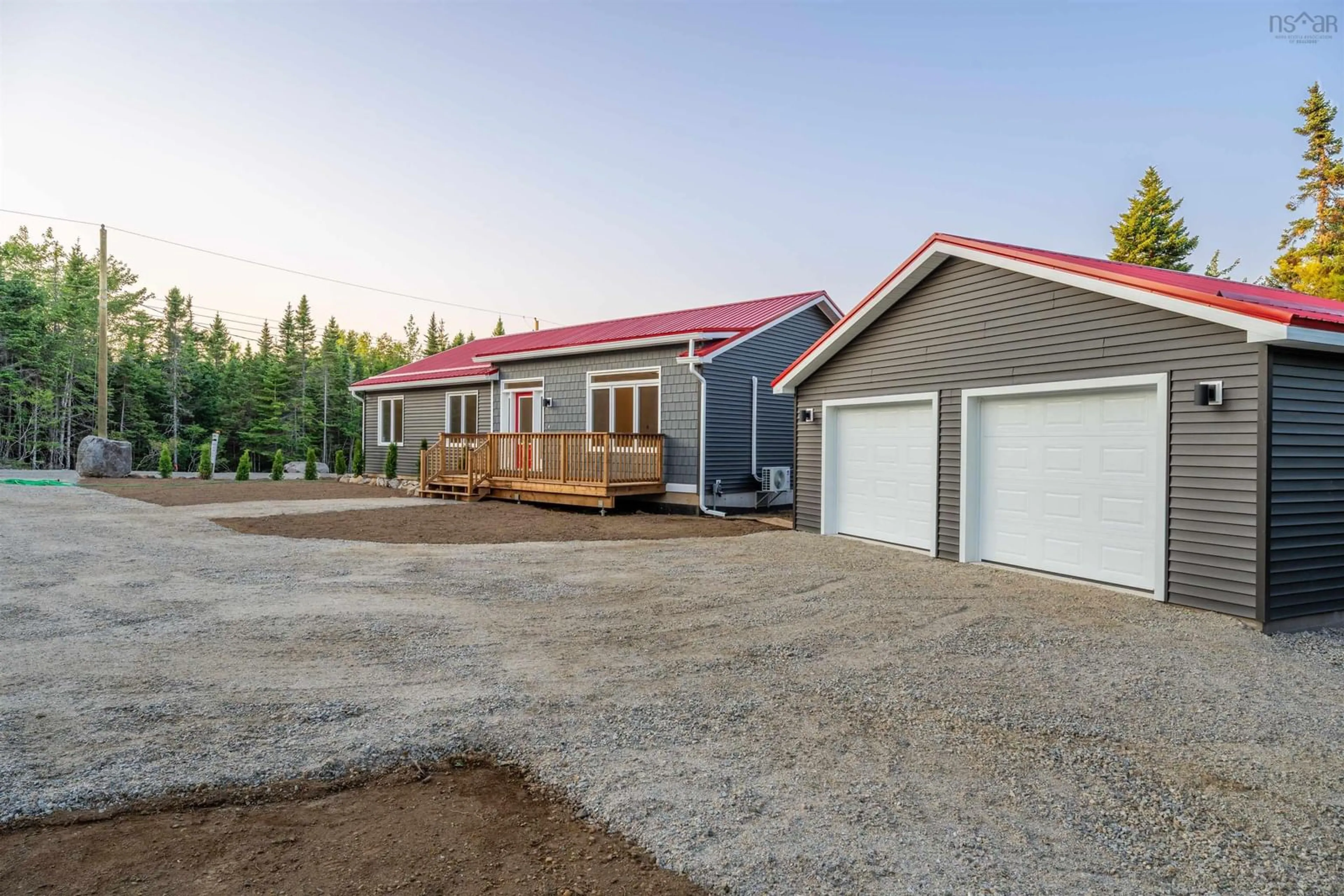 A pic from outside/outdoor area/front of a property/back of a property/a pic from drone, street for 7232 329 Hwy #Lot 4-1, East River Point Nova Scotia B0J 1T0