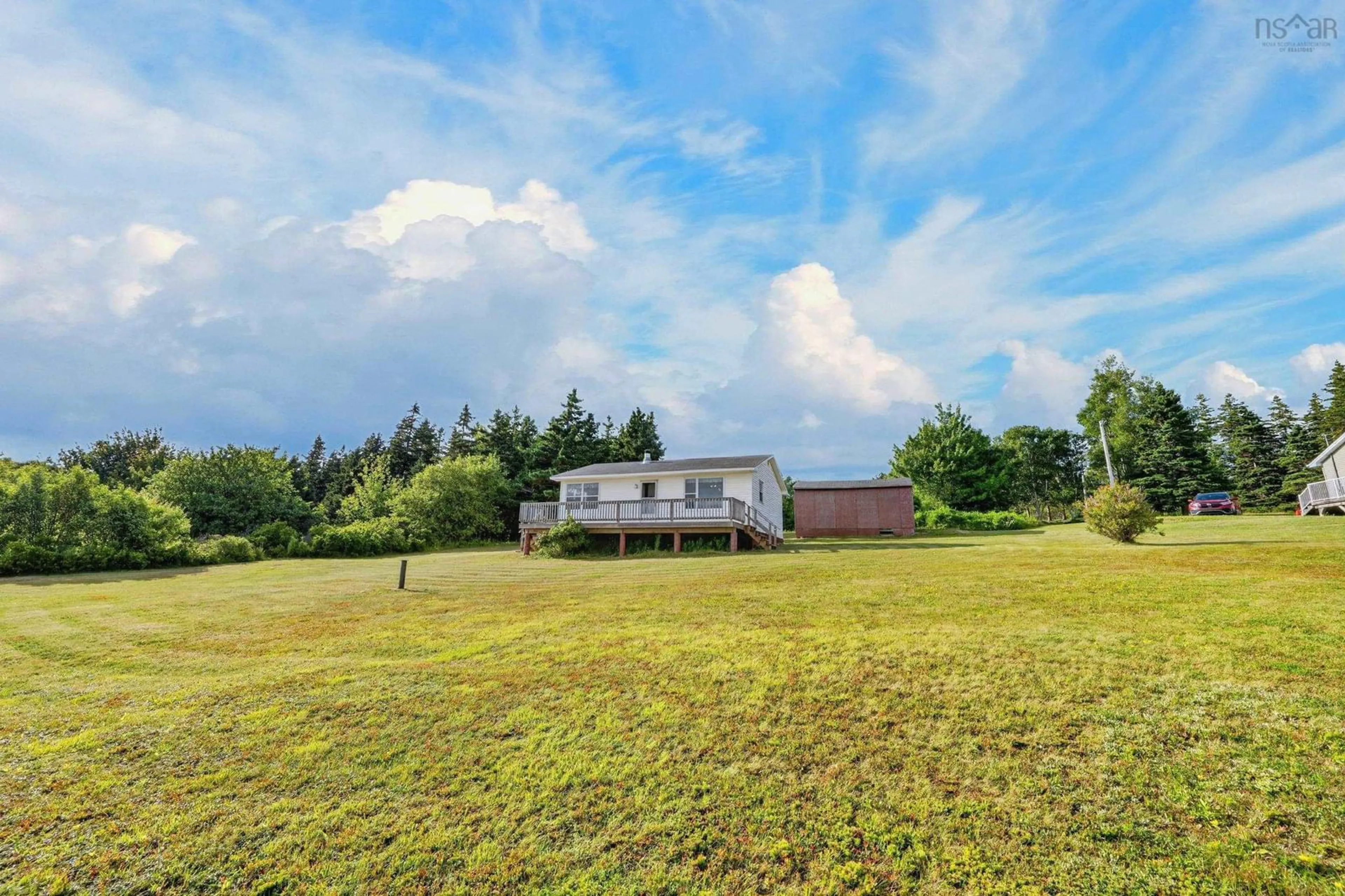 A pic from outside/outdoor area/front of a property/back of a property/a pic from drone, mountain view for 31 Cambells Lane, Kempt Head Nova Scotia B1X 1Z4