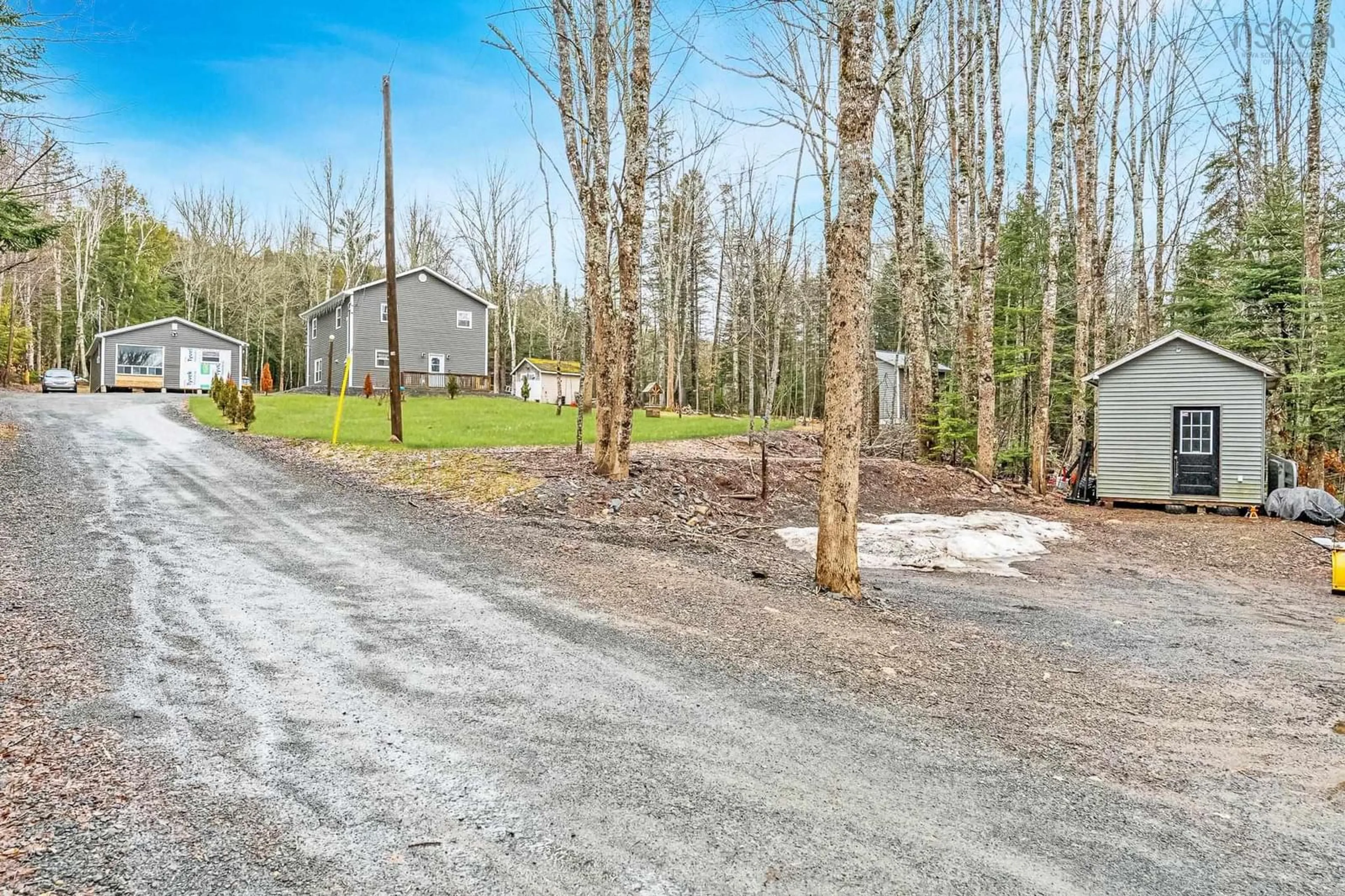 A pic from outside/outdoor area/front of a property/back of a property/a pic from drone, street for 309 Ashland Rd, Martock Nova Scotia B0N 2T0